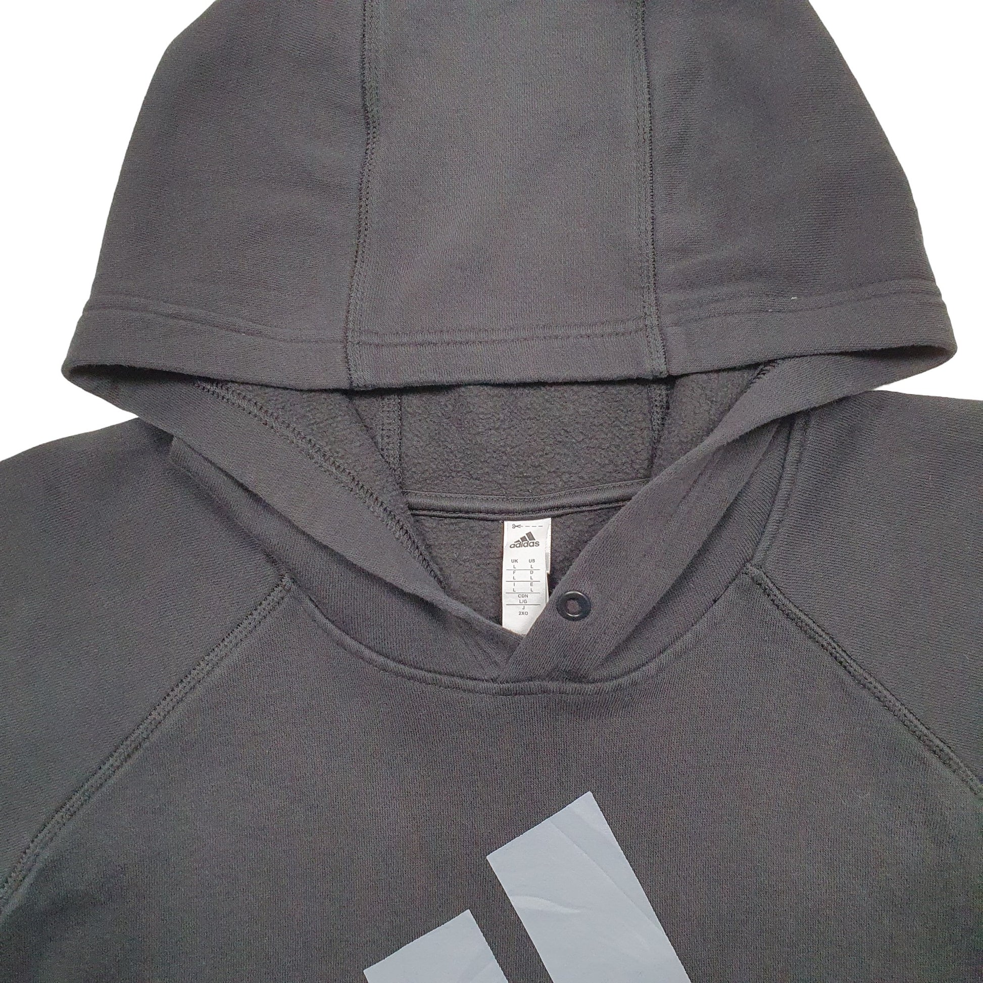 Mens Black Adidas  Hoodie Jumper