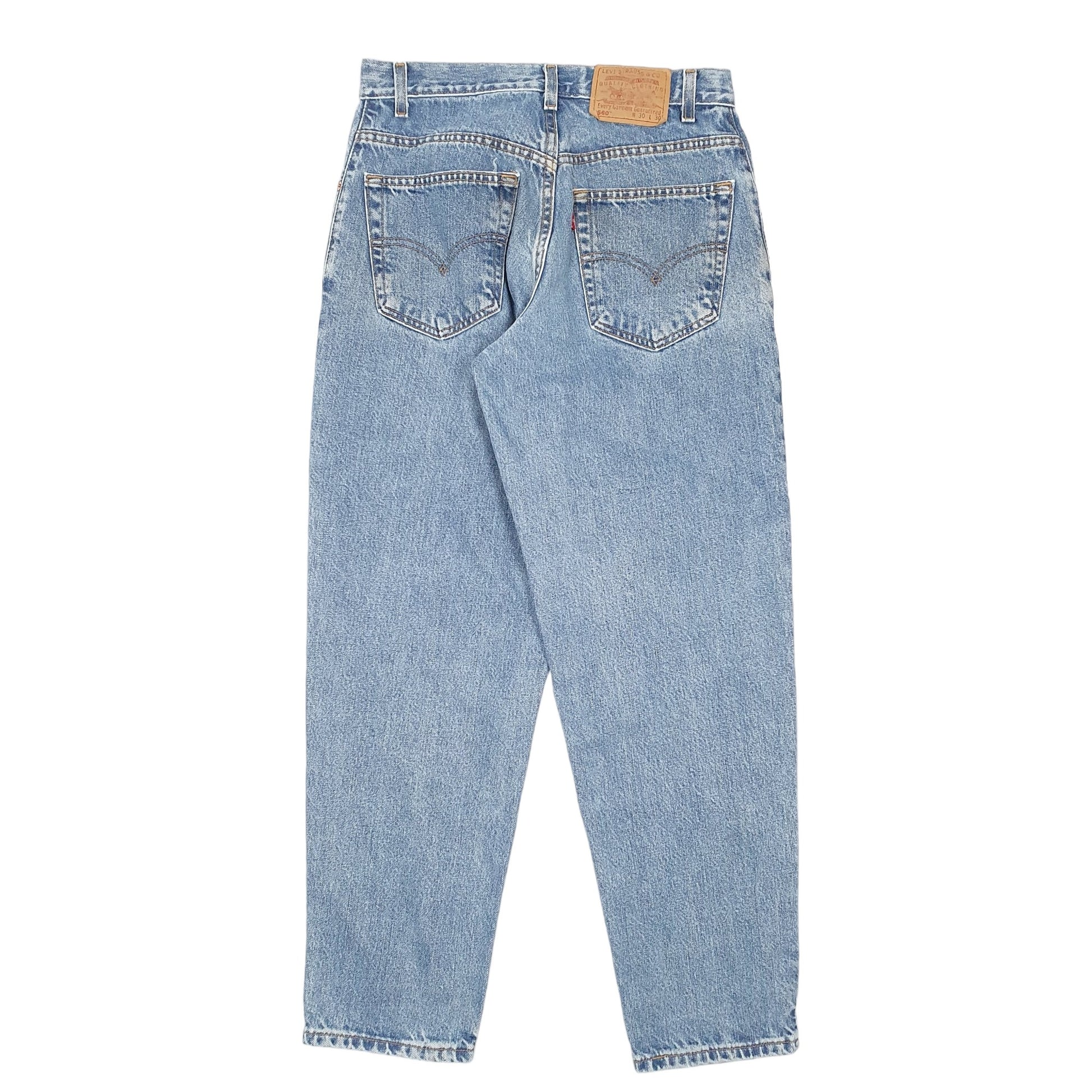 Mens Blue Levis Vintage Tapered 90s 560 JeansW30 L30