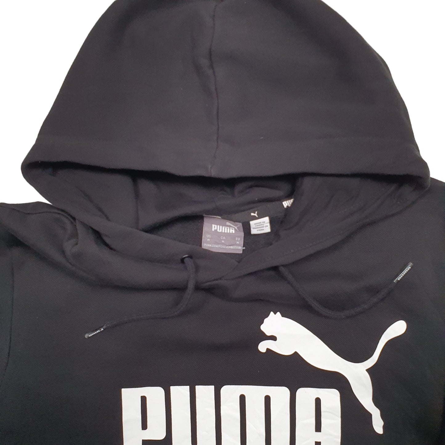 Mens Black Puma  Hoodie Jumper