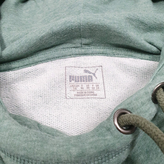 Womens Green Puma  Hoodie Jumper