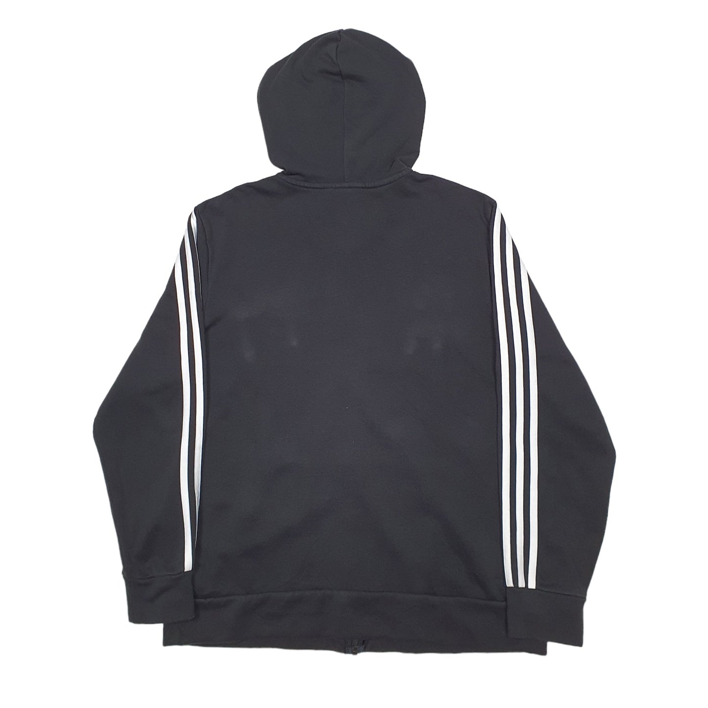 Mens Black Adidas  Full Zip Jumper