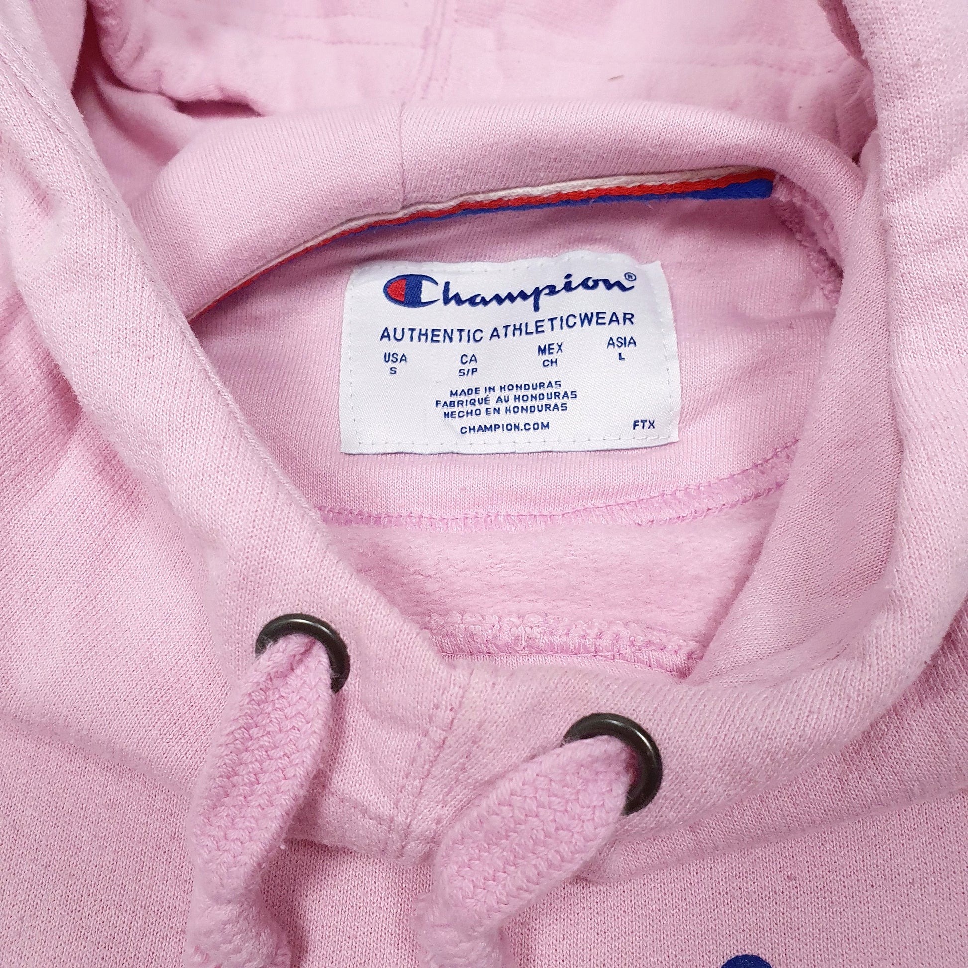 Womens Pink Champion  Hoodie Jumper