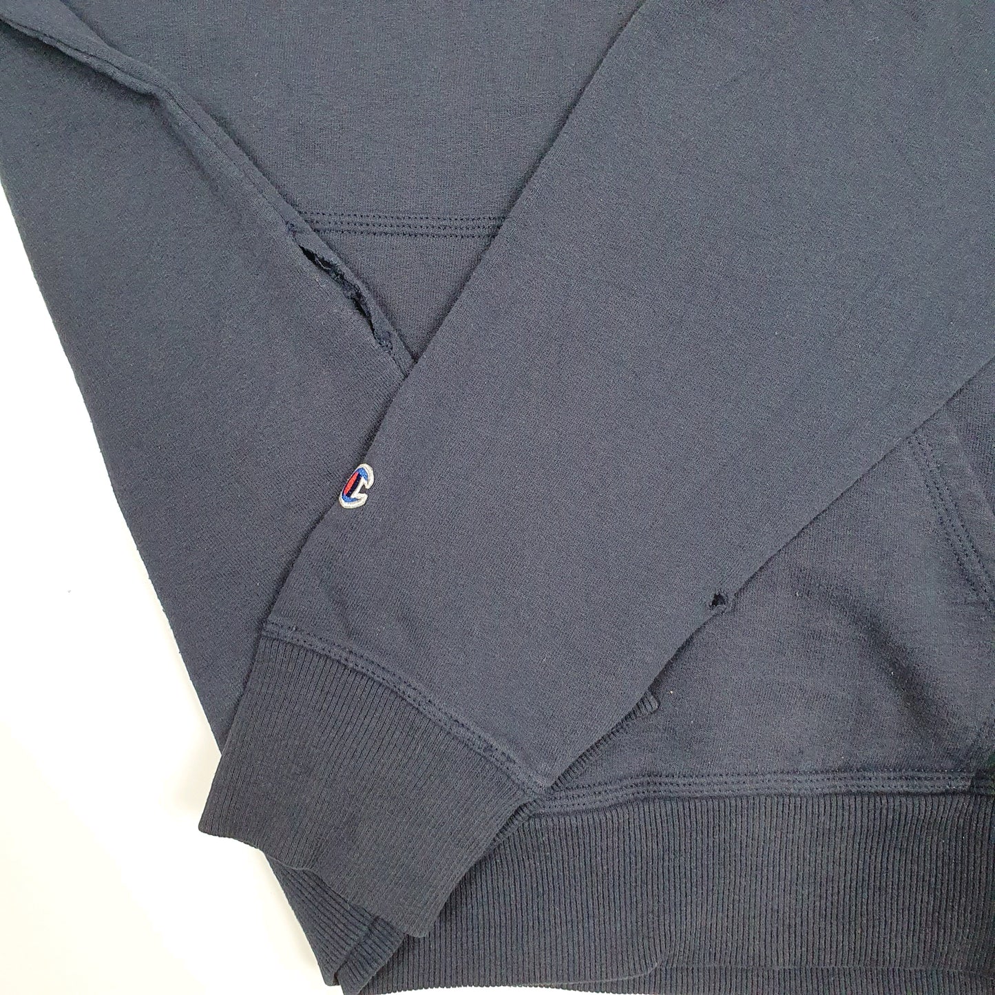 Mens Navy Champion  Hoodie Jumper