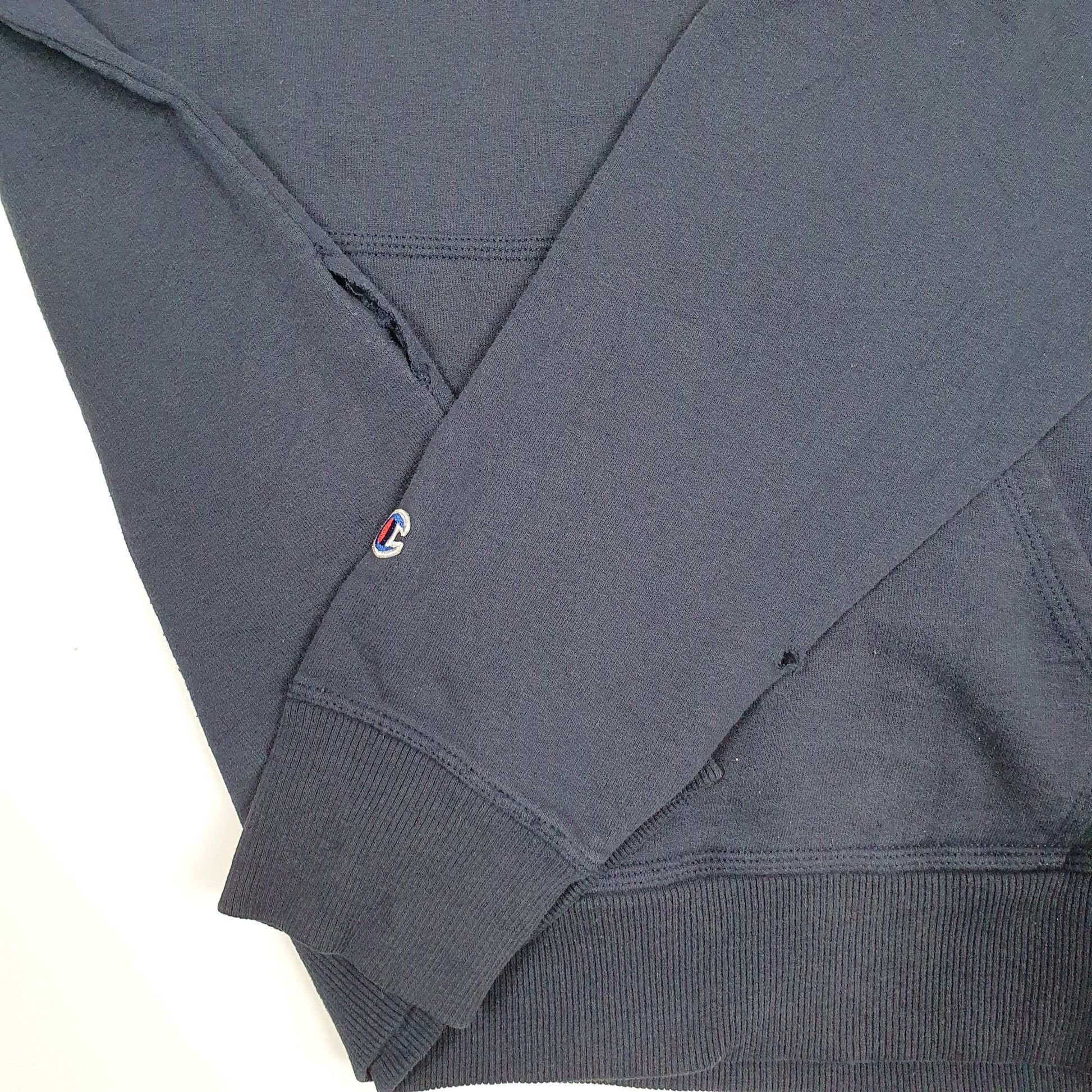 Mens Navy Champion  Hoodie Jumper