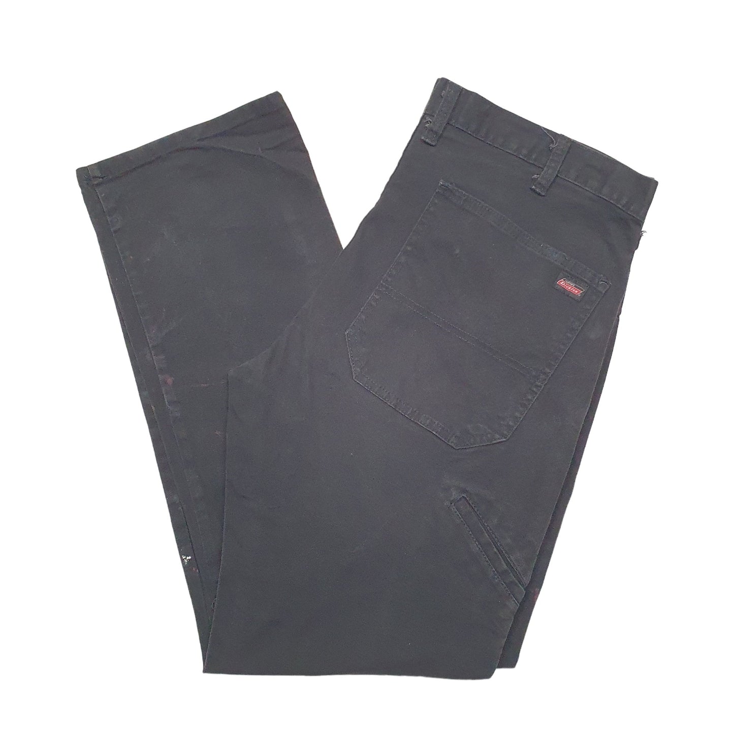 Mens Black Dickies  Chino Trousers