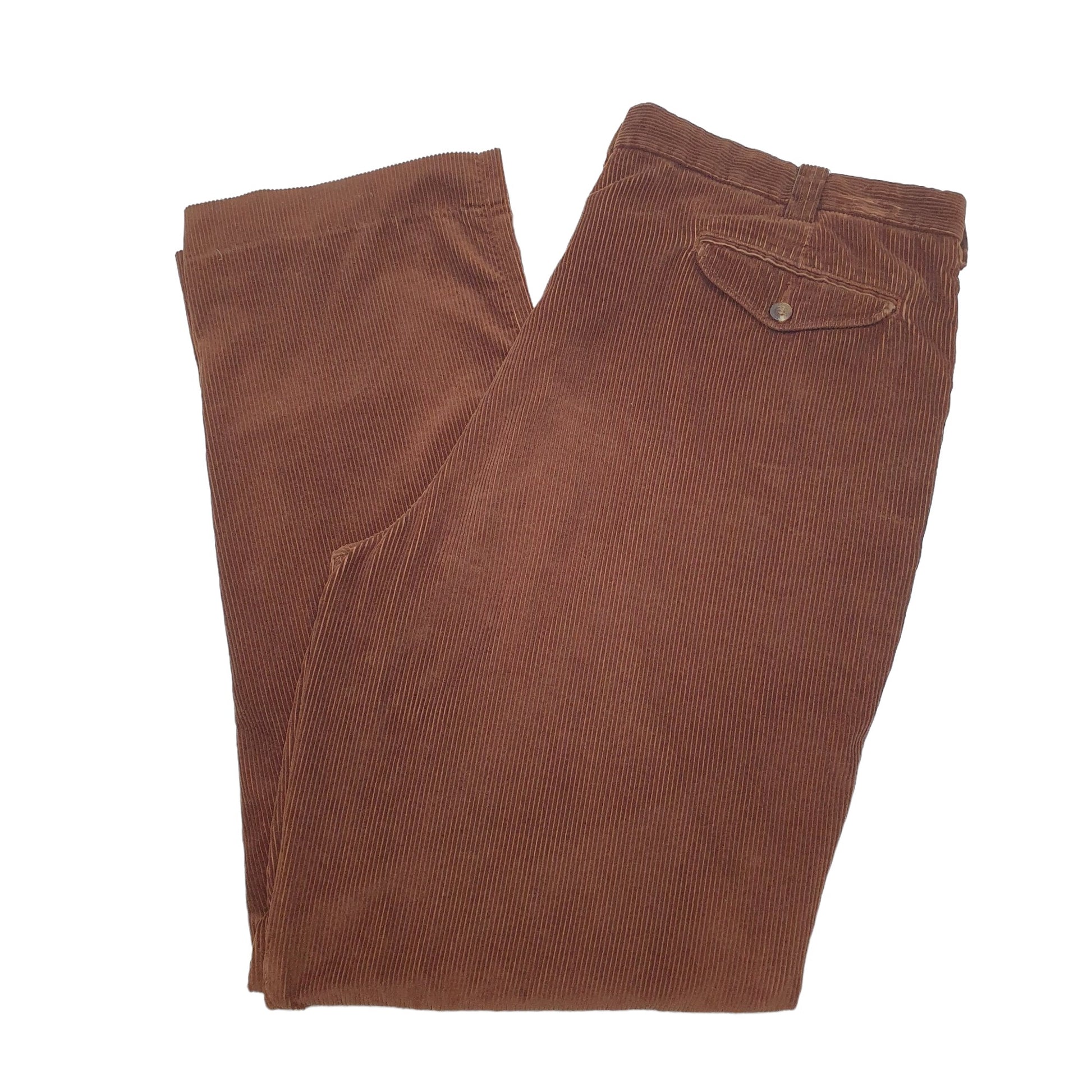 Mens Brown LL.Bean  Corduroy Trousers