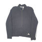 Womens Black Adidas  Full Zip Jumper
