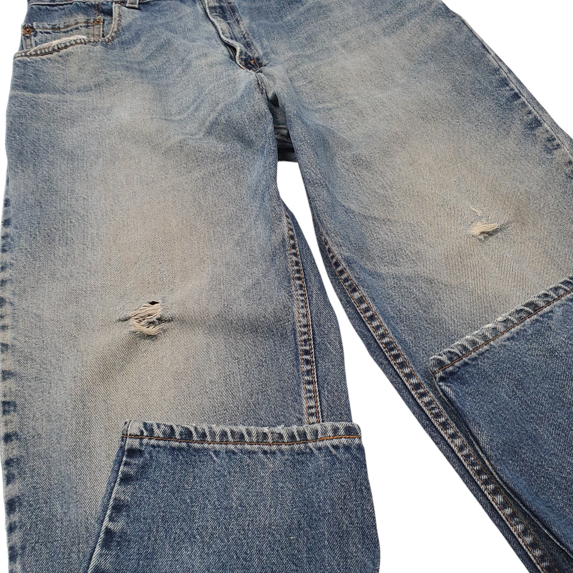 Mens Blue Levis Vintage Made In USA Tapered 90s 560 JeansW34 L30