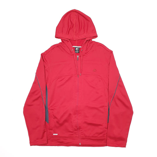 Mens Red Starter  Full Zip Jumper