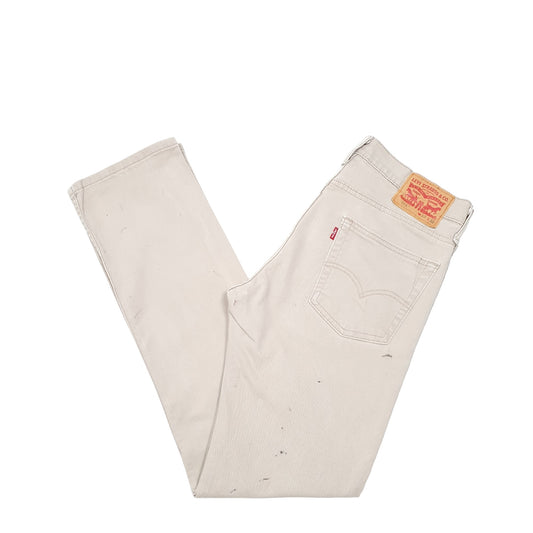 Mens Beige Levis 513 JeansW32 L32