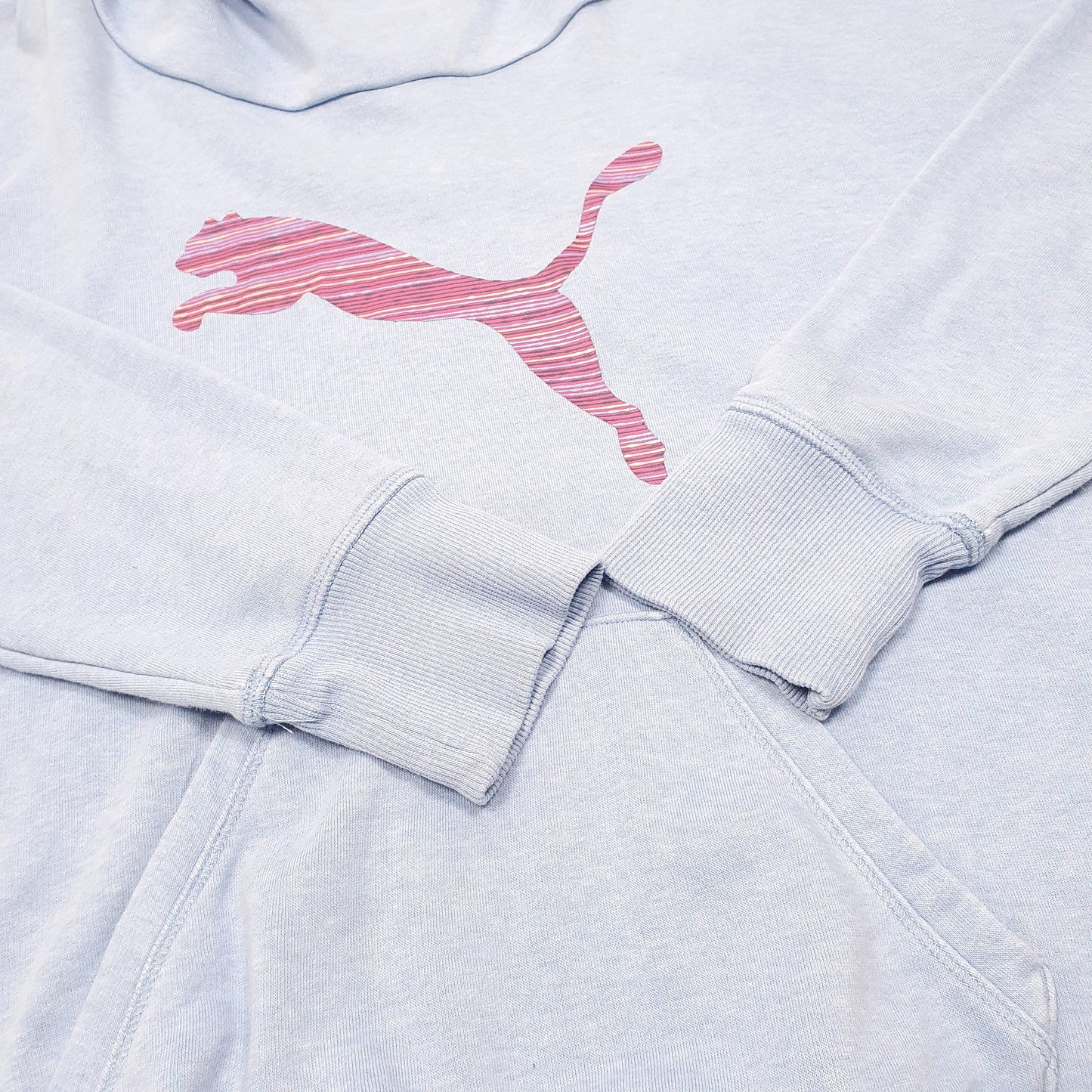 Womens Blue Puma  Hoodie Jumper