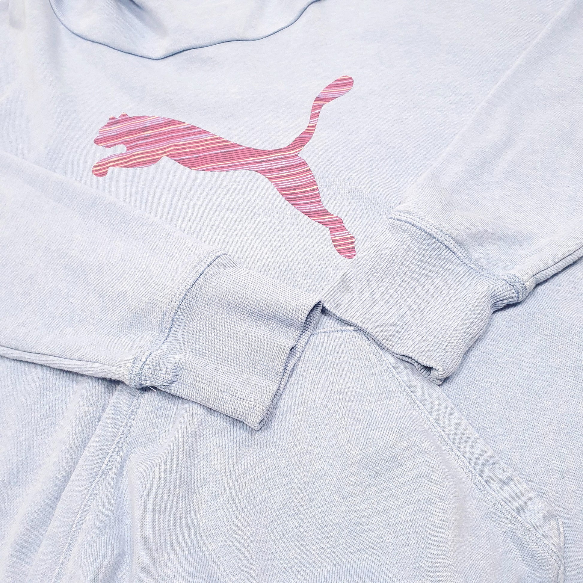 Womens Blue Puma  Hoodie Jumper