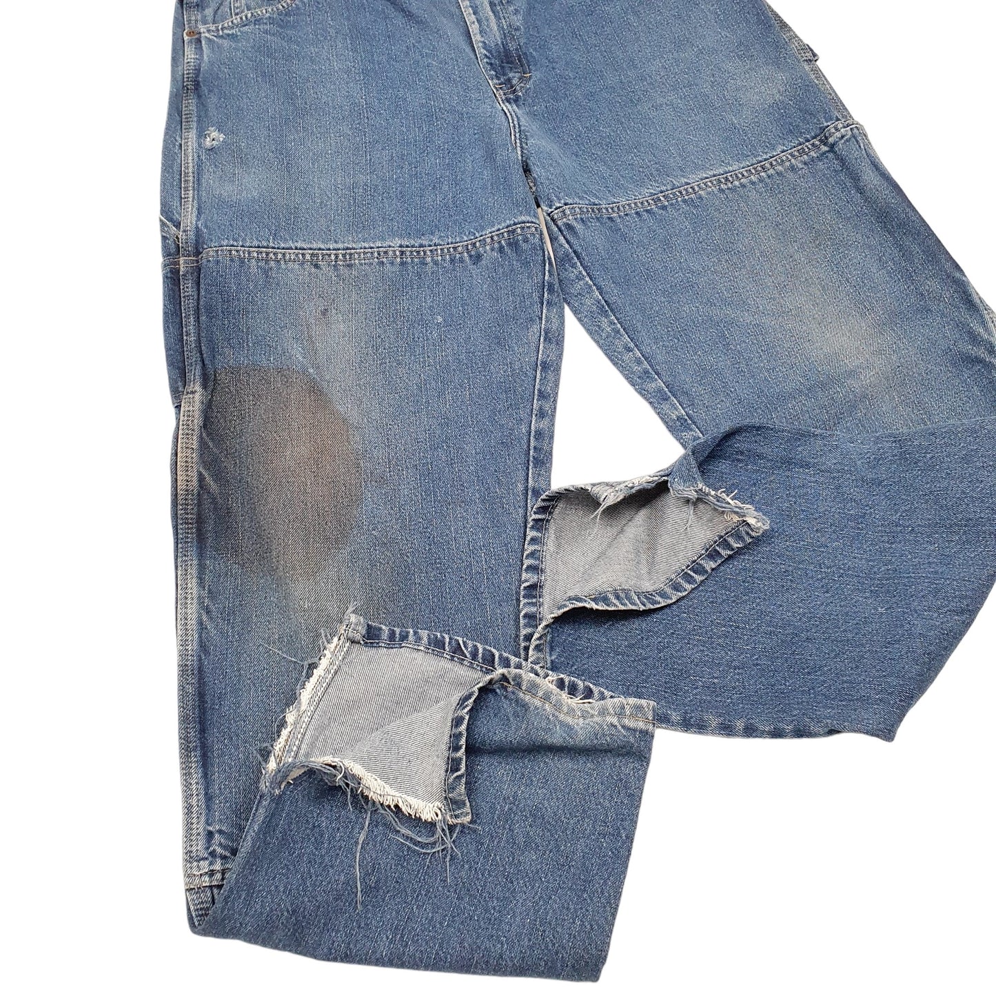 Mens Blue Dickies Double Knee Carpenter JeansW38 L34