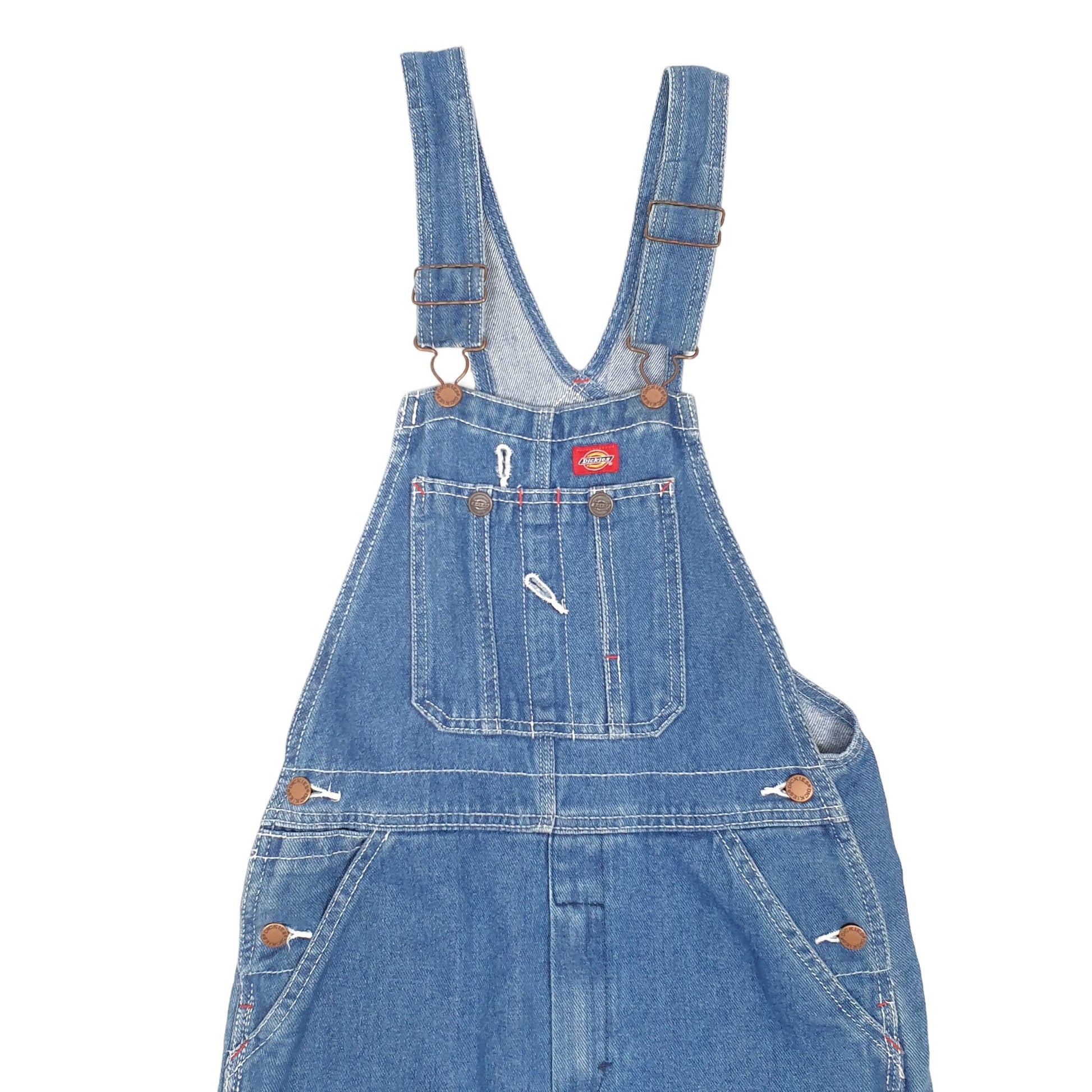 Mens Blue Dickies Denim Overalls Jean Dungaree Trousers