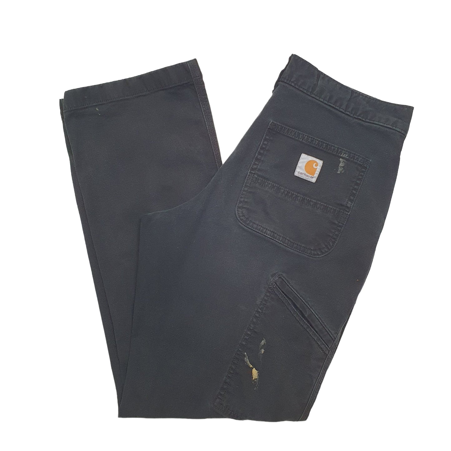 Mens Black Carhartt Carpenter Carpenter Trousers