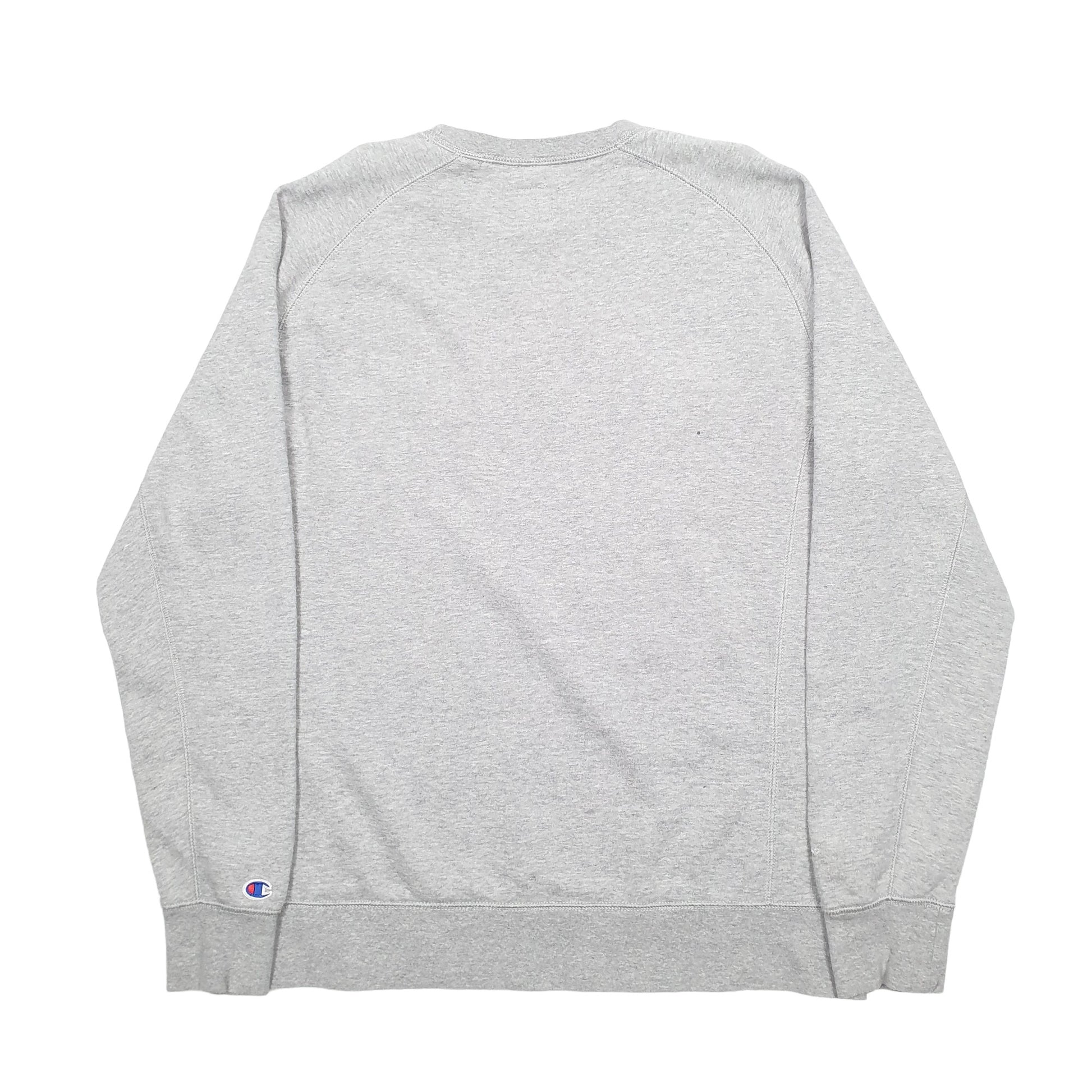 Mens Grey Champion  Crewneck Jumper