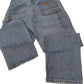 Mens Blue Carhartt Carpenter B13 JeansW36 L32