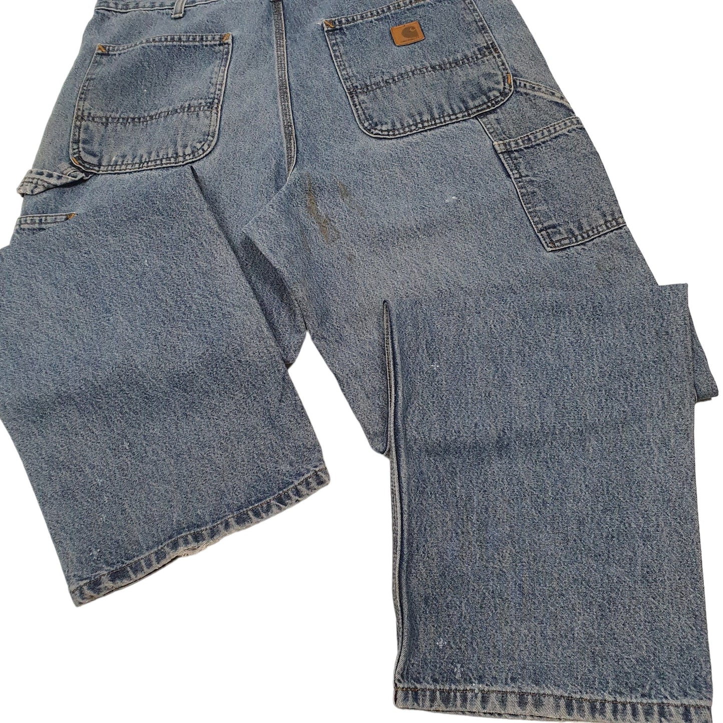 Mens Blue Carhartt Carpenter B13 JeansW36 L32
