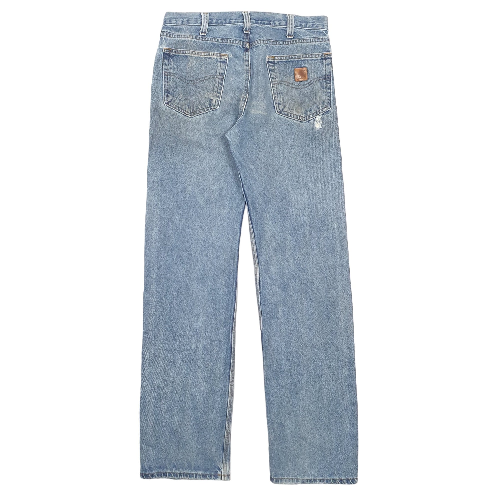 Mens Blue Carhartt Traditional Fit B480 JeansW32 L34