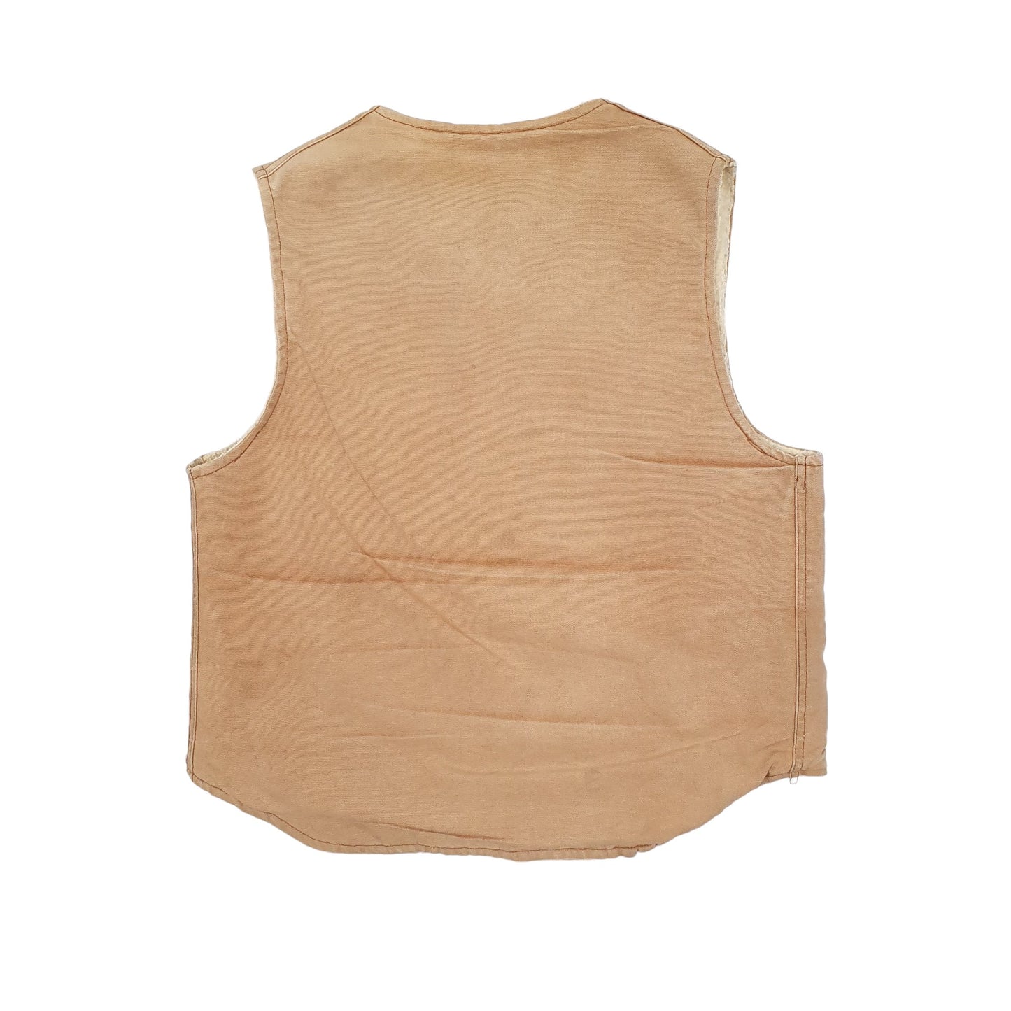 Mens Beige Carhartt Sherpa 6SV Vintage Union Made in USA Vest Gilet  Coat