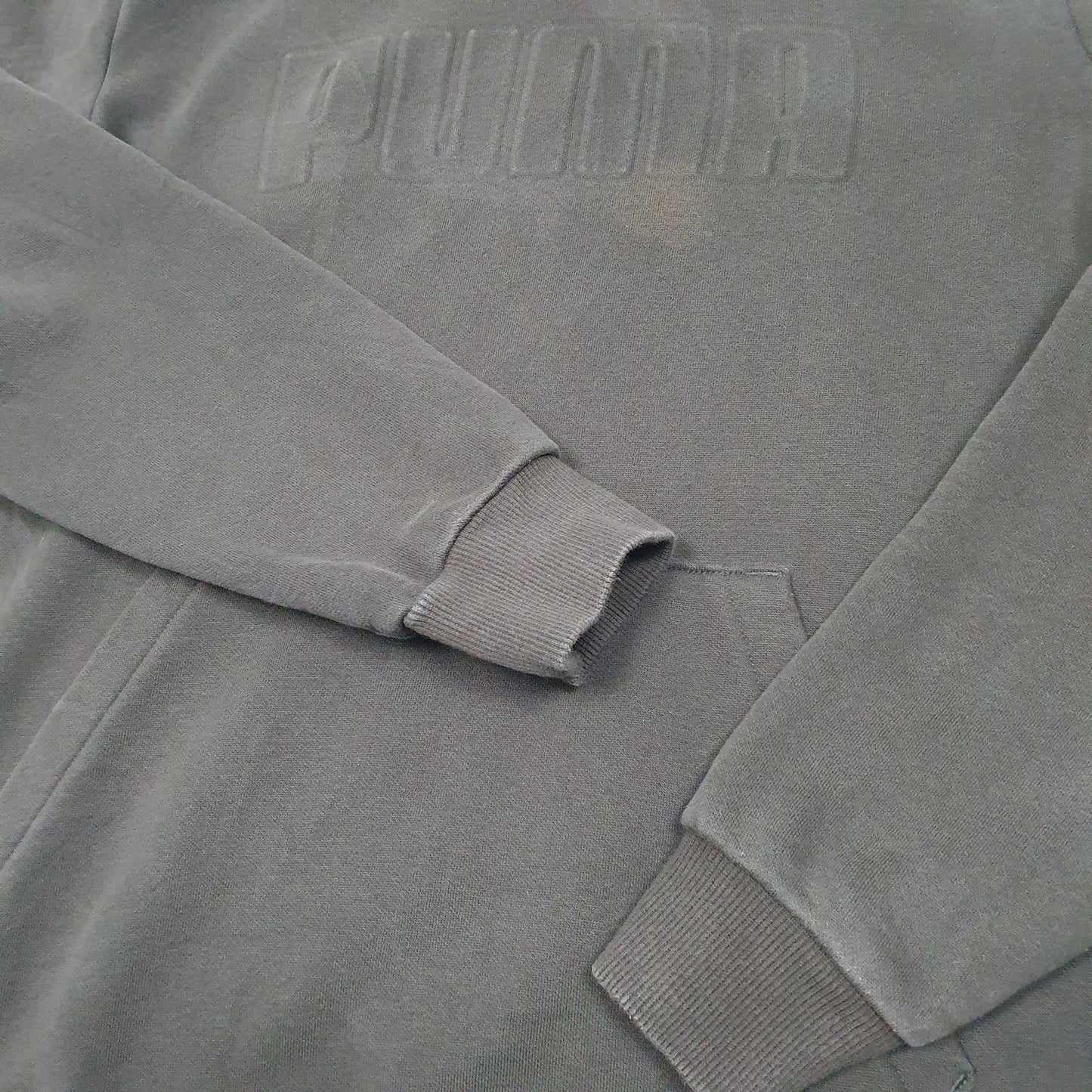 Mens Khaki Puma  Hoodie Jumper