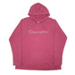 Womens Burgundy Champion  Hoodie Jumper