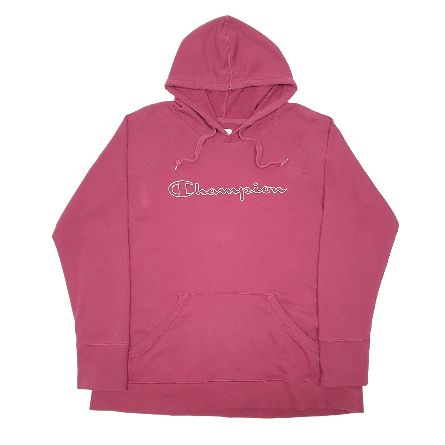 Womens Burgundy Champion  Hoodie Jumper