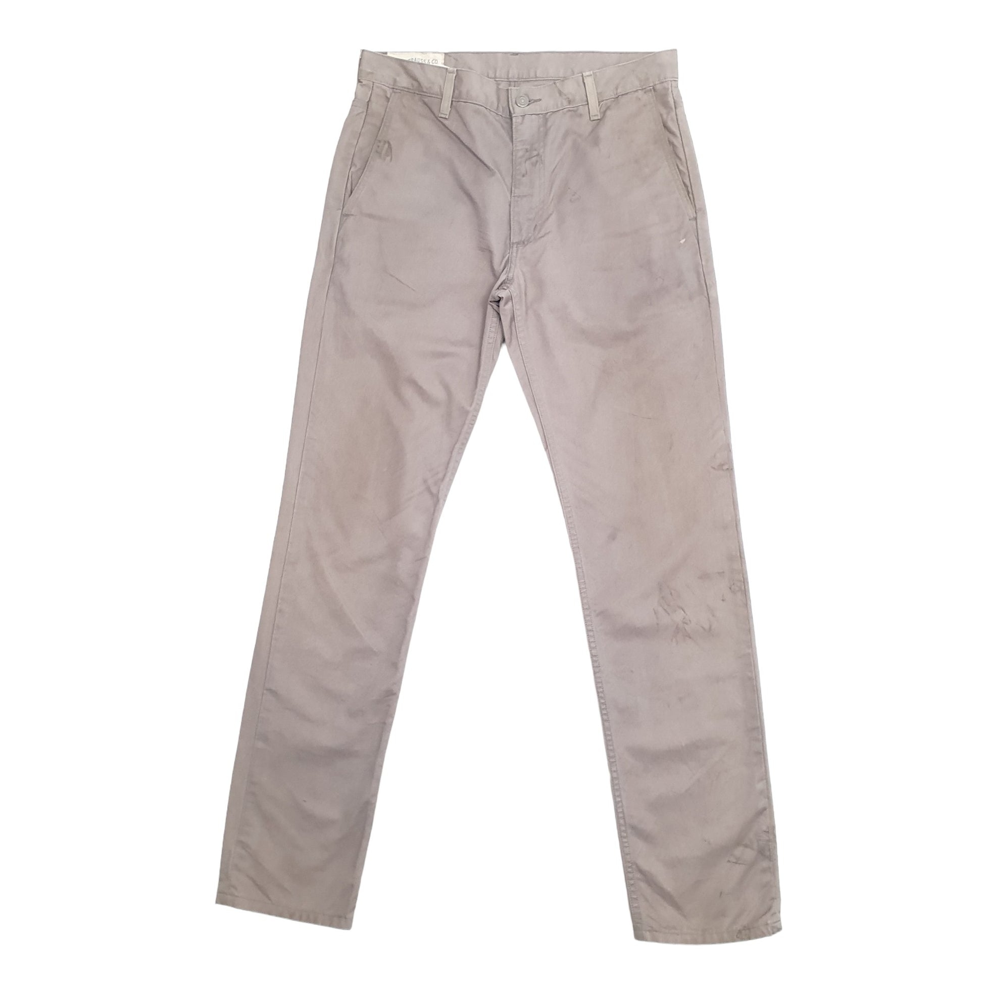 Mens Grey Levis  Chino Trousers