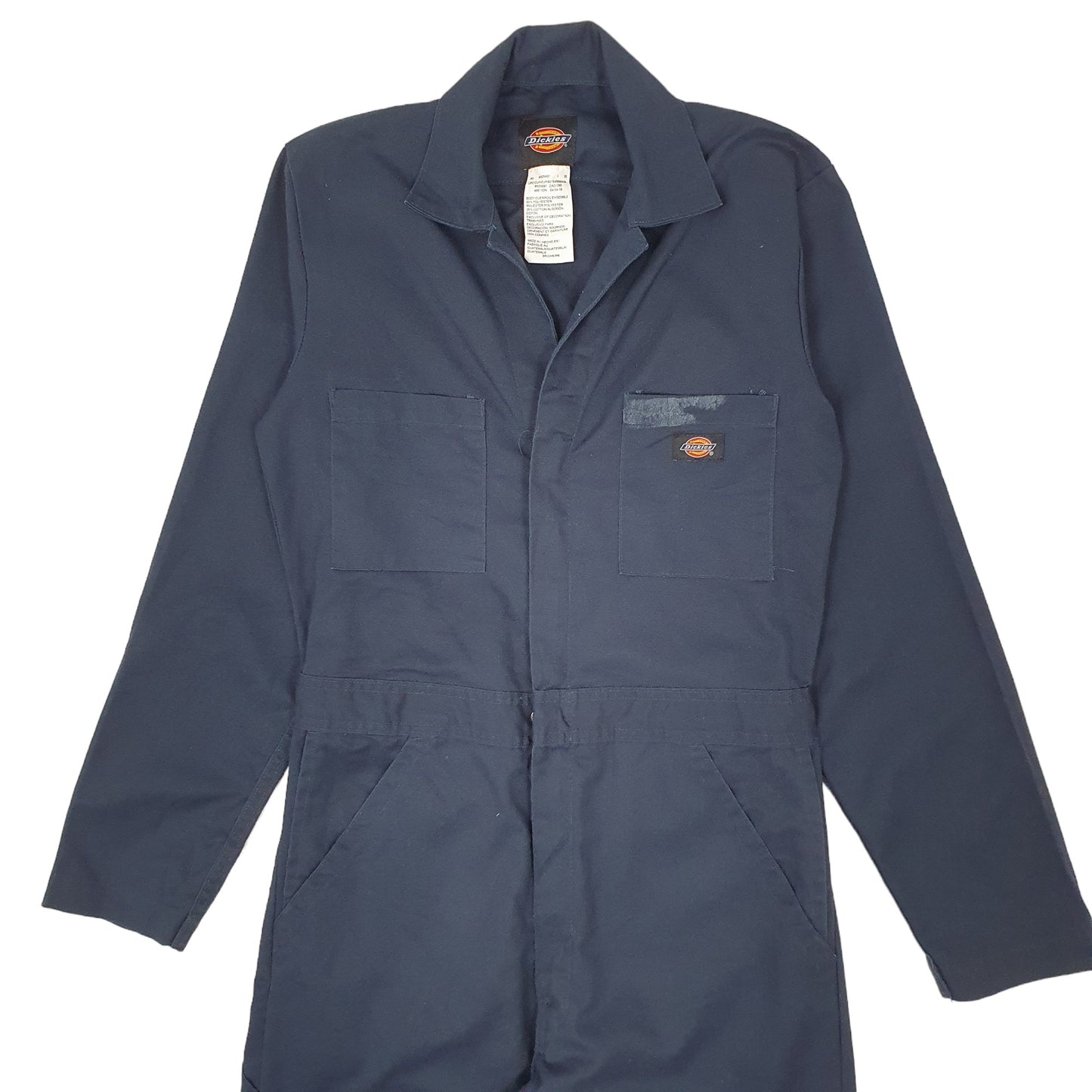 Mens Navy Dickies Overalls Coveralls  Coat