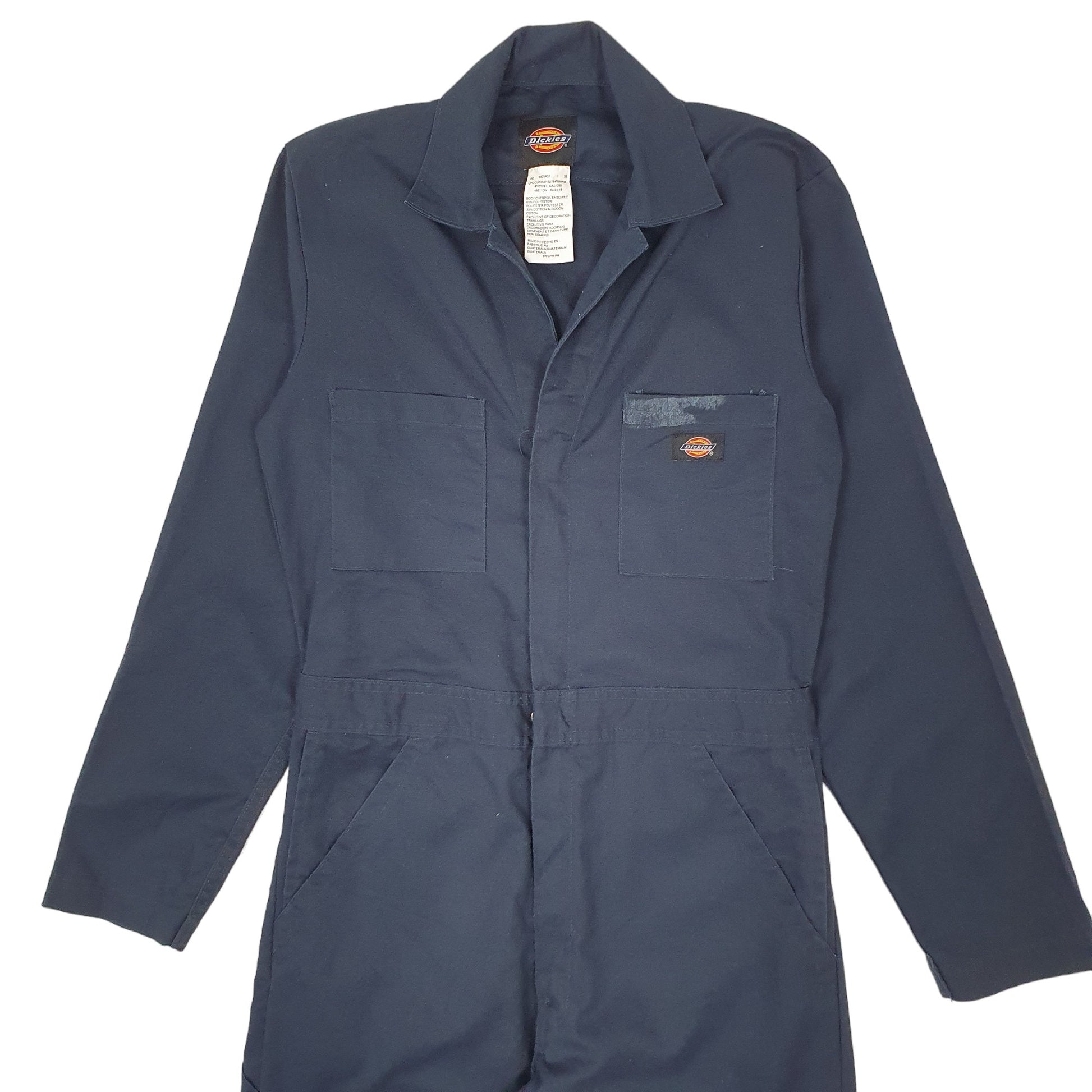 Mens Navy Dickies Overalls Coveralls  Coat