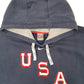 Mens Navy Nike Vintage 2000s Y2K USA Hockey Hoodie Jumper