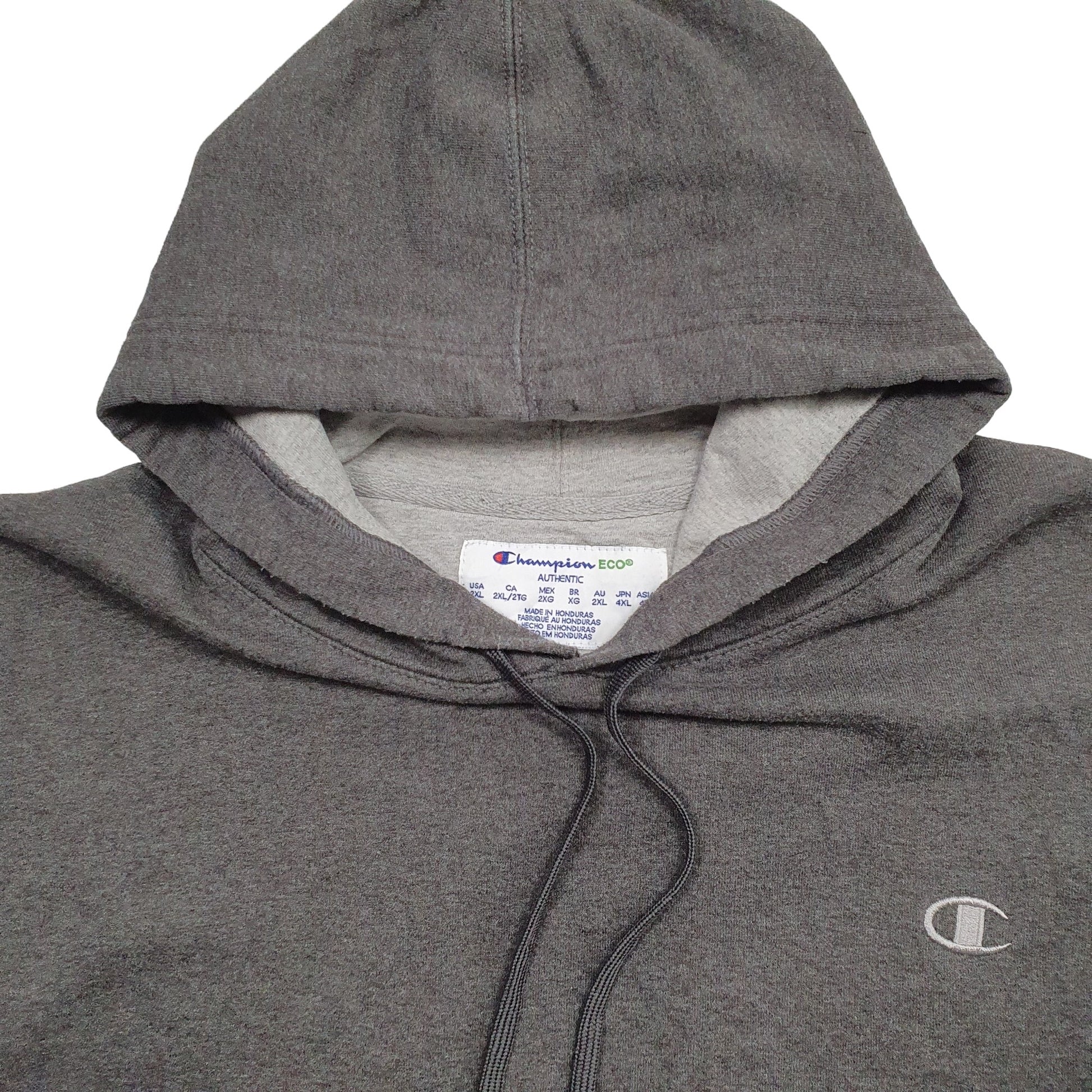 Mens Grey Champion  Hoodie Jumper