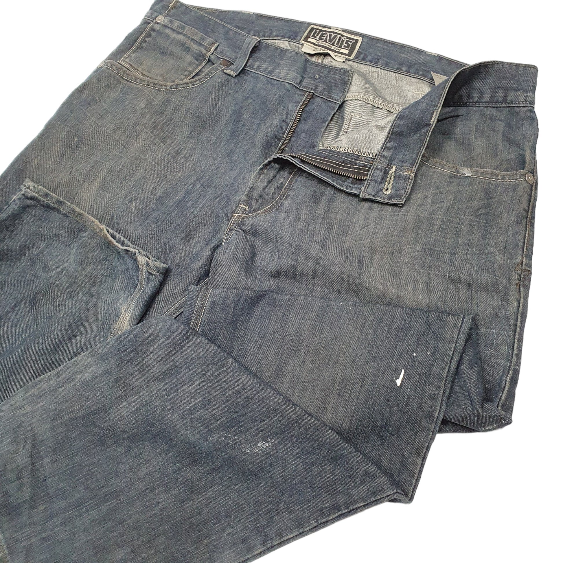 Mens Blue Levis Slim 514 JeansW40 L32