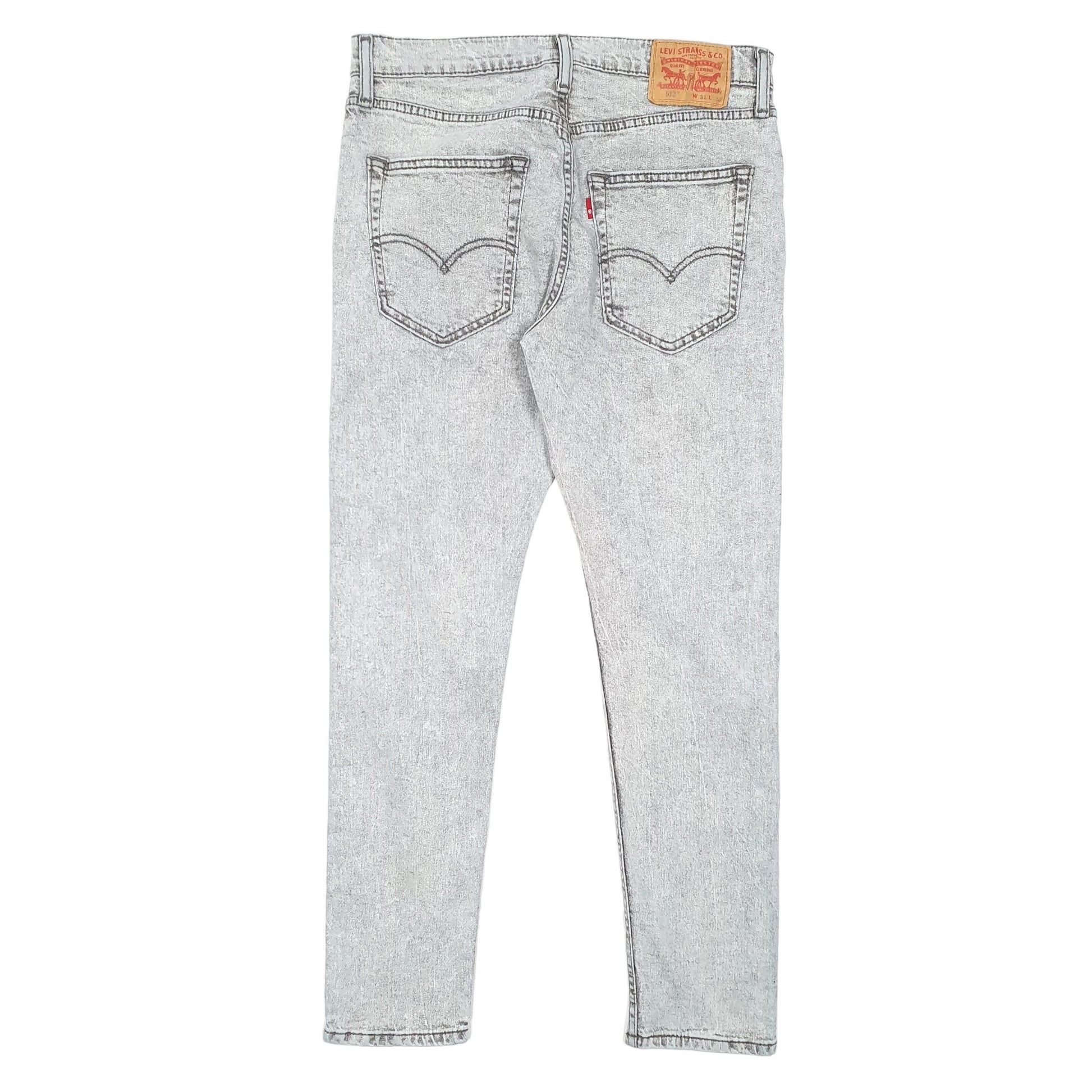 Mens Grey Levis Stretch 512 JeansW31 L30