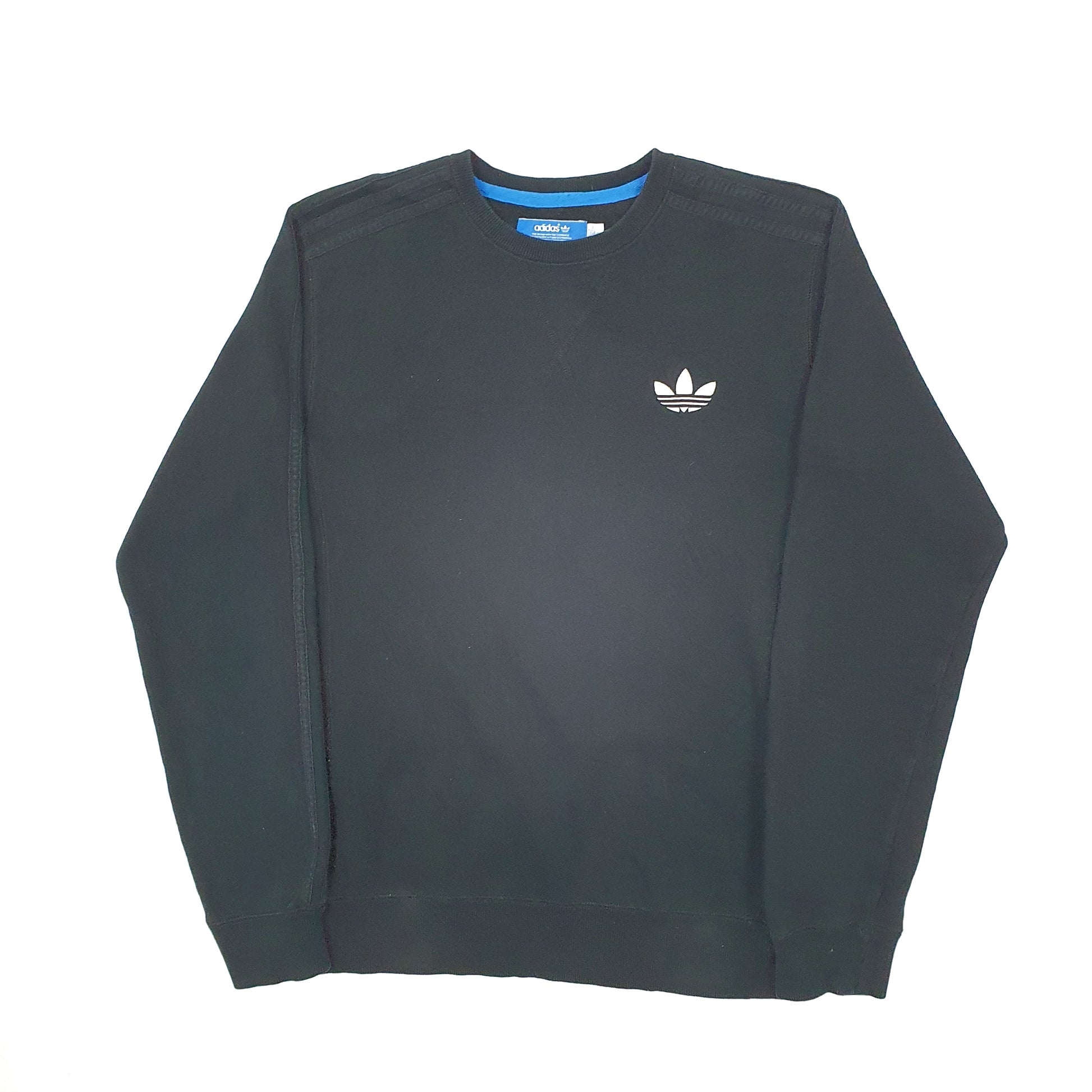 Mens Black Adidas Originals  Crewneck Jumper