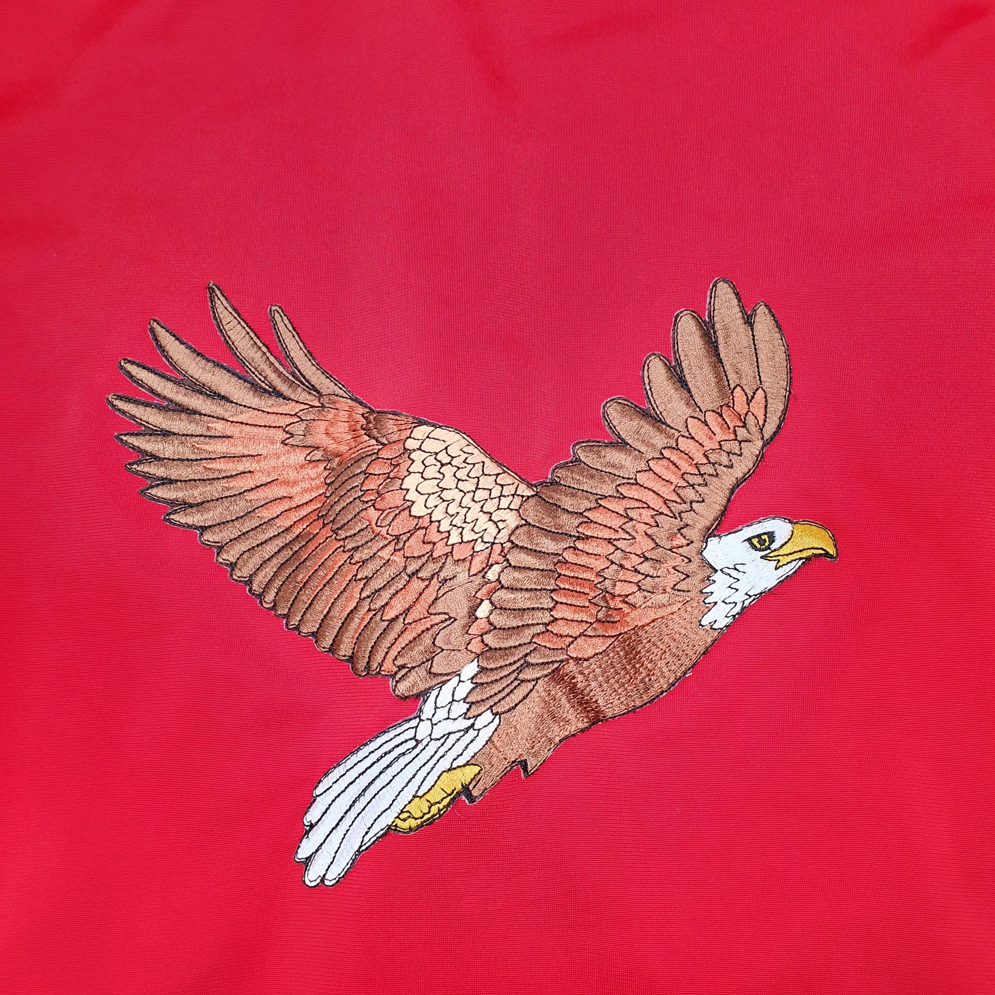 Mens Red Adidas Karate Eagle Track Top Active Full Zip Jumper