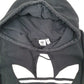 Womens Black Adidas  Hoodie Jumper