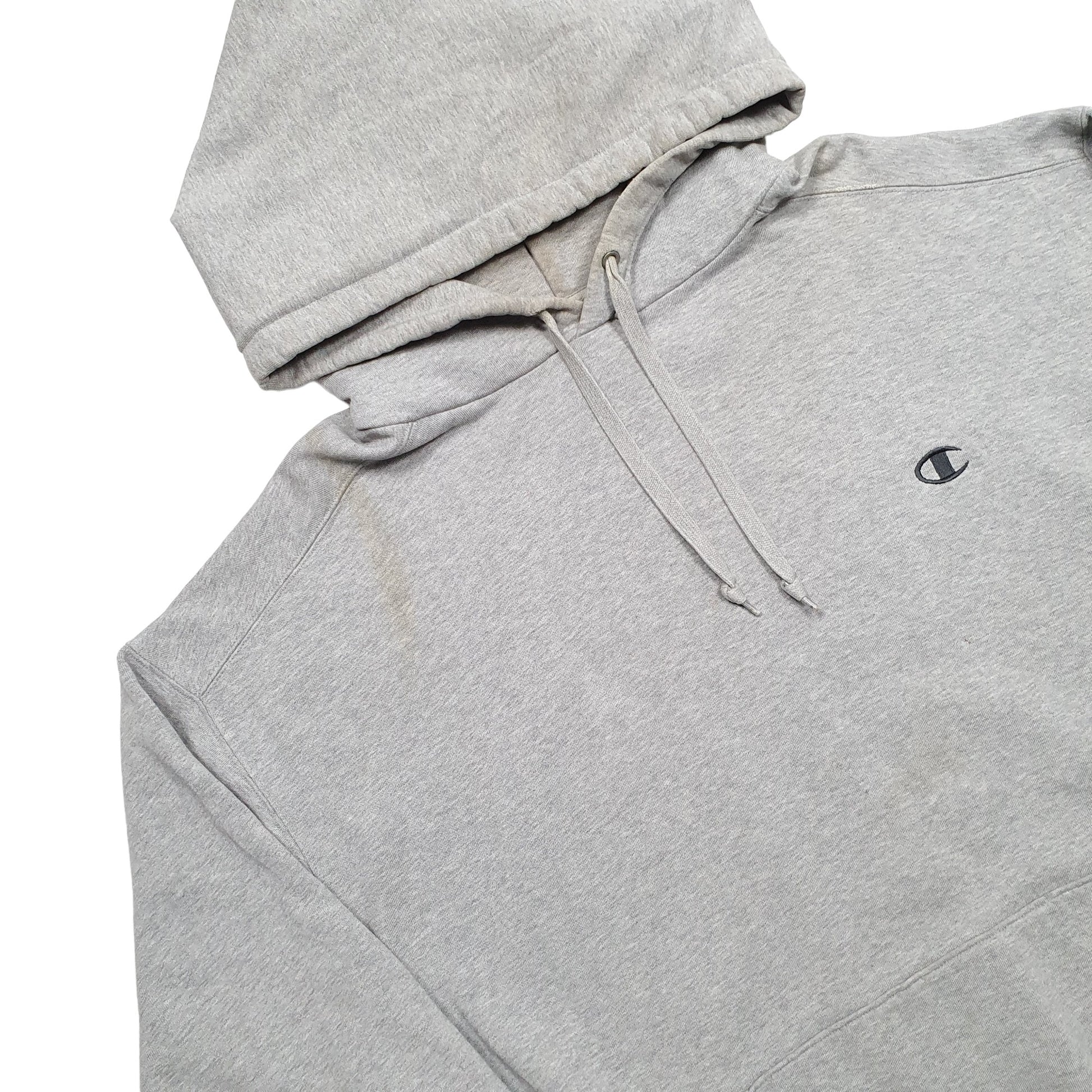 Mens Grey Champion  Hoodie Jumper