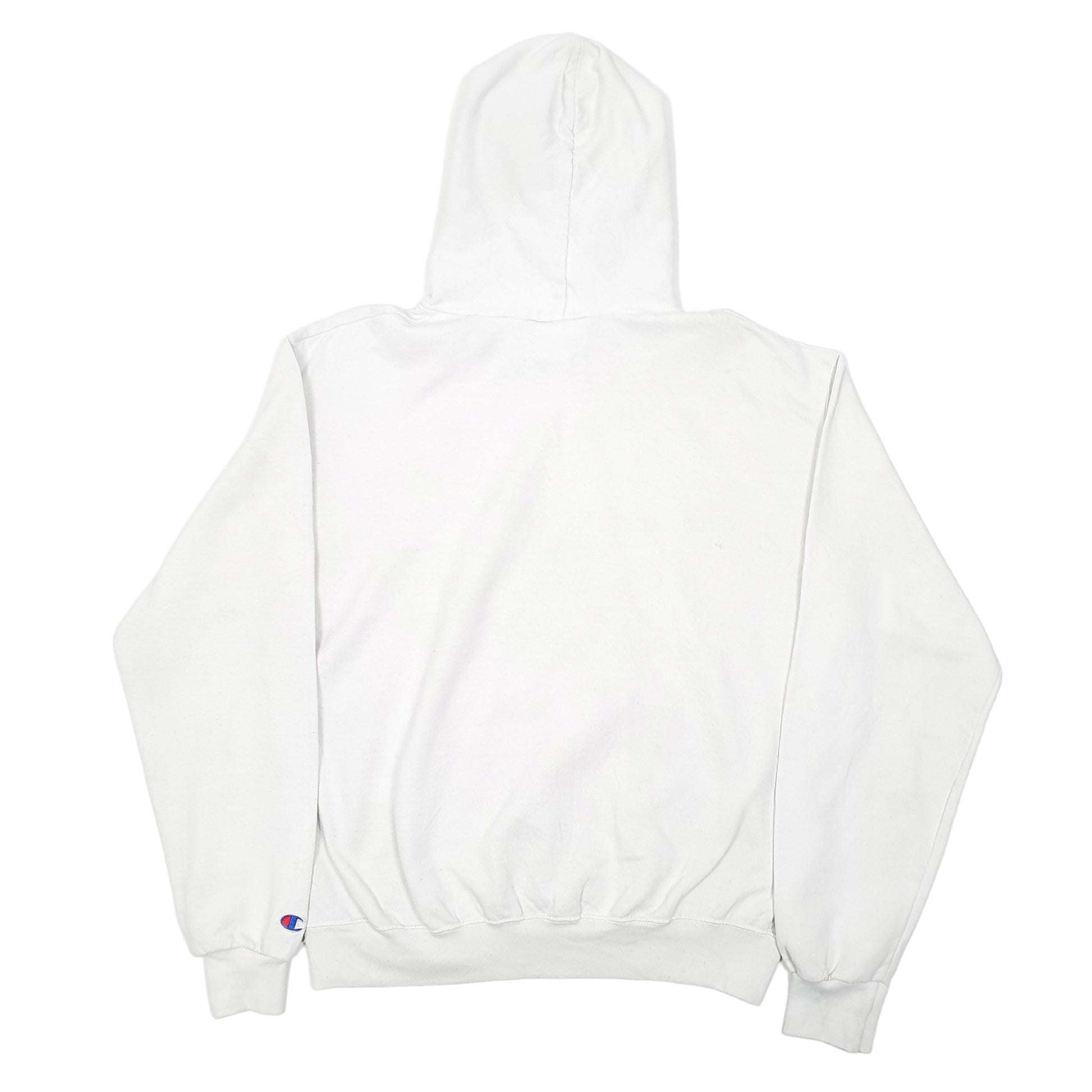 Mens White Champion Columbia College Chicago USA Hoodie Jumper