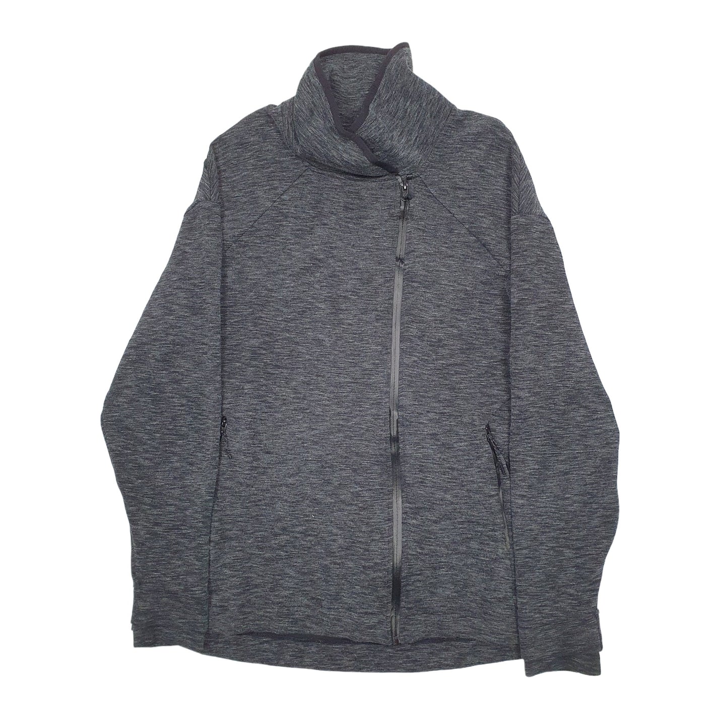 Womens Grey Champion  Full Zip Jumper