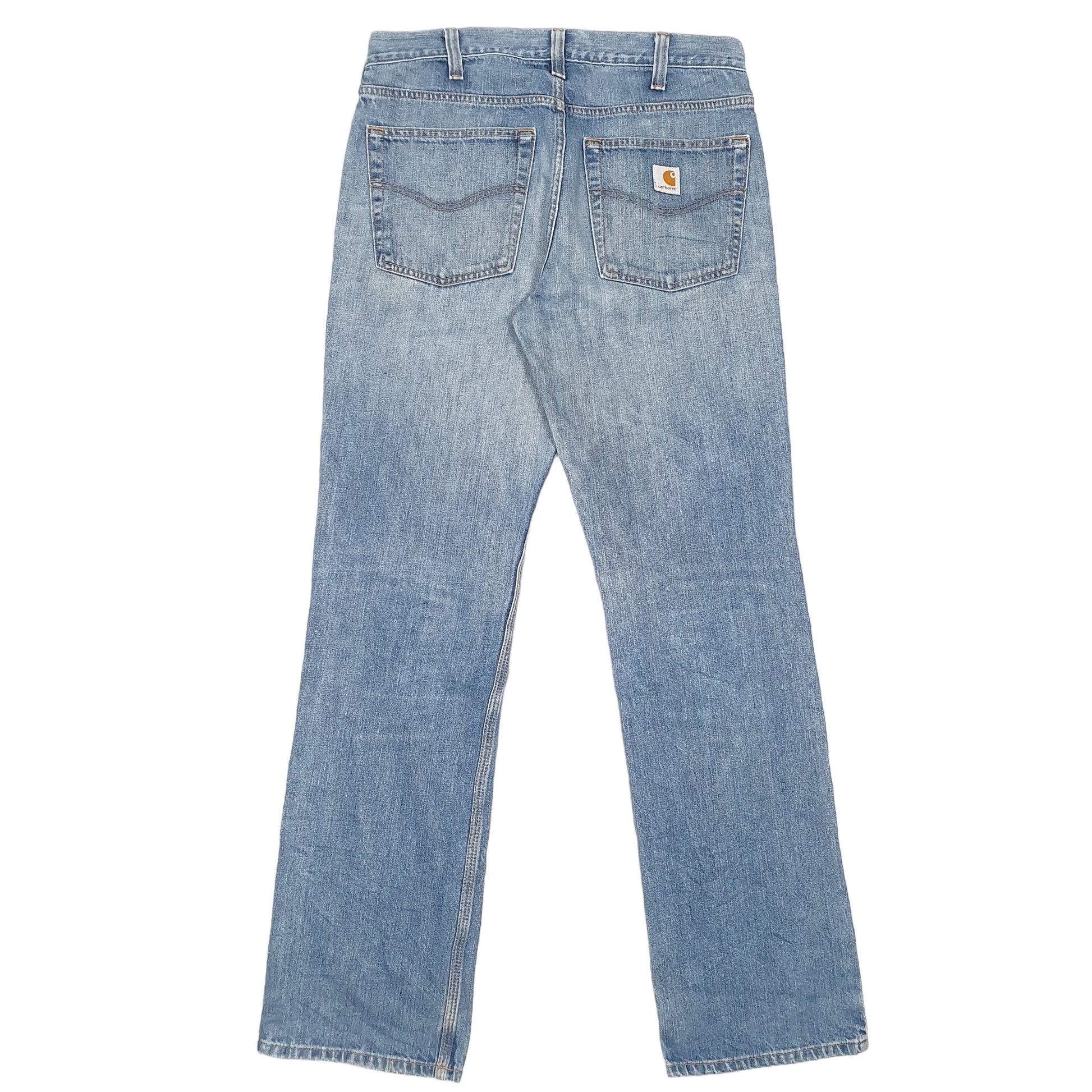 Mens Blue Carhartt Relaxed Casual JeansW32 L34