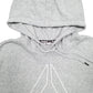 Mens Grey Reebok Spellout Hoodie Jumper