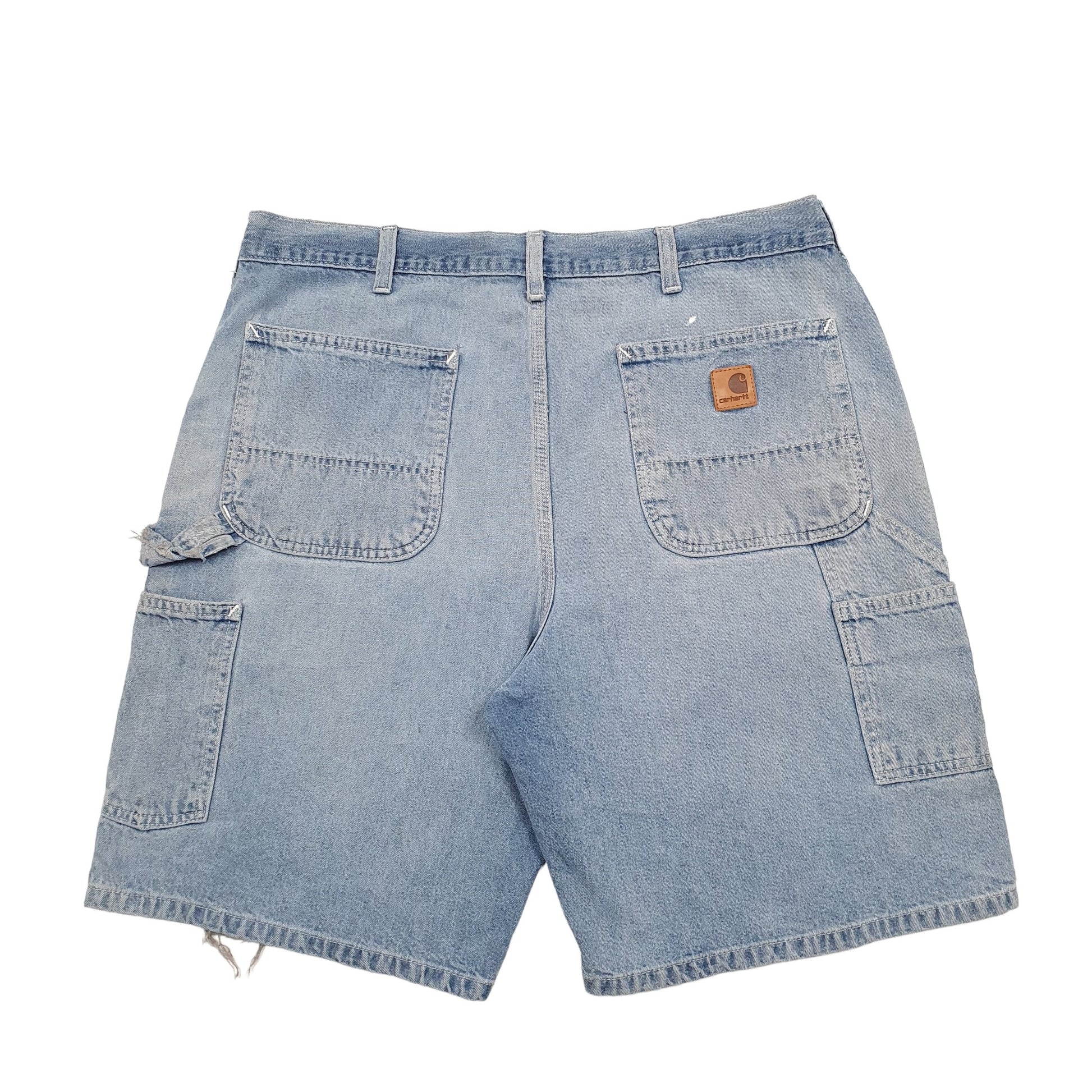 Mens Blue Carhartt  Carpenter Shorts