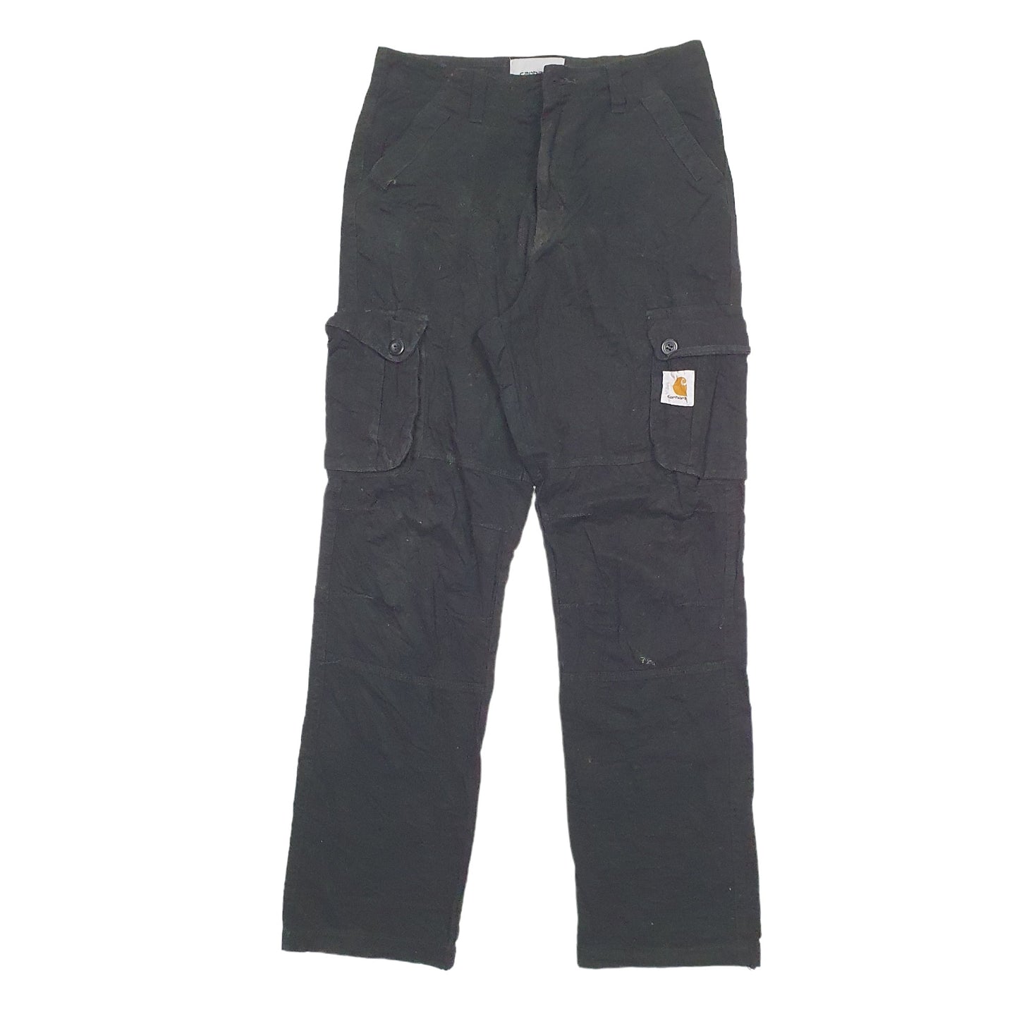 Mens Black Carhartt  Cargo Trousers