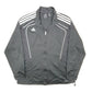 Womens Black Adidas Clima Cool Active Gym Workout Full Zip Jumper