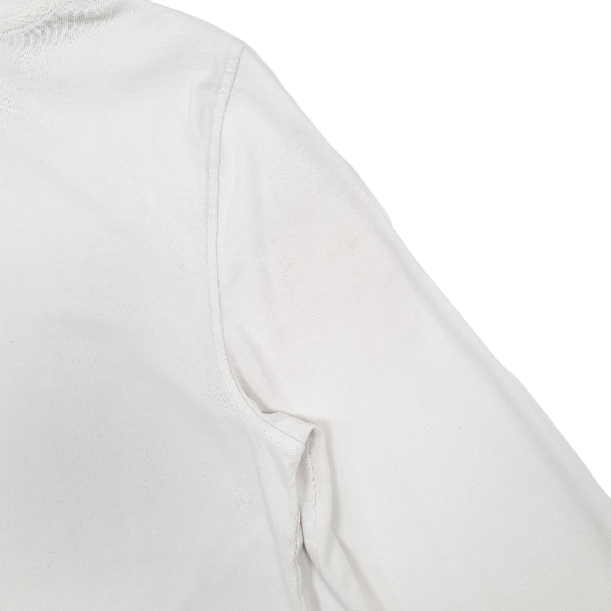 Mens White Champion Spellout Lightweight Hoodie Jumper