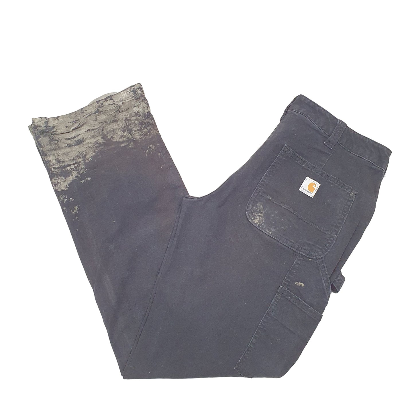 Womens Black Carhartt Carpenter Double Knee Carpenter Trousers