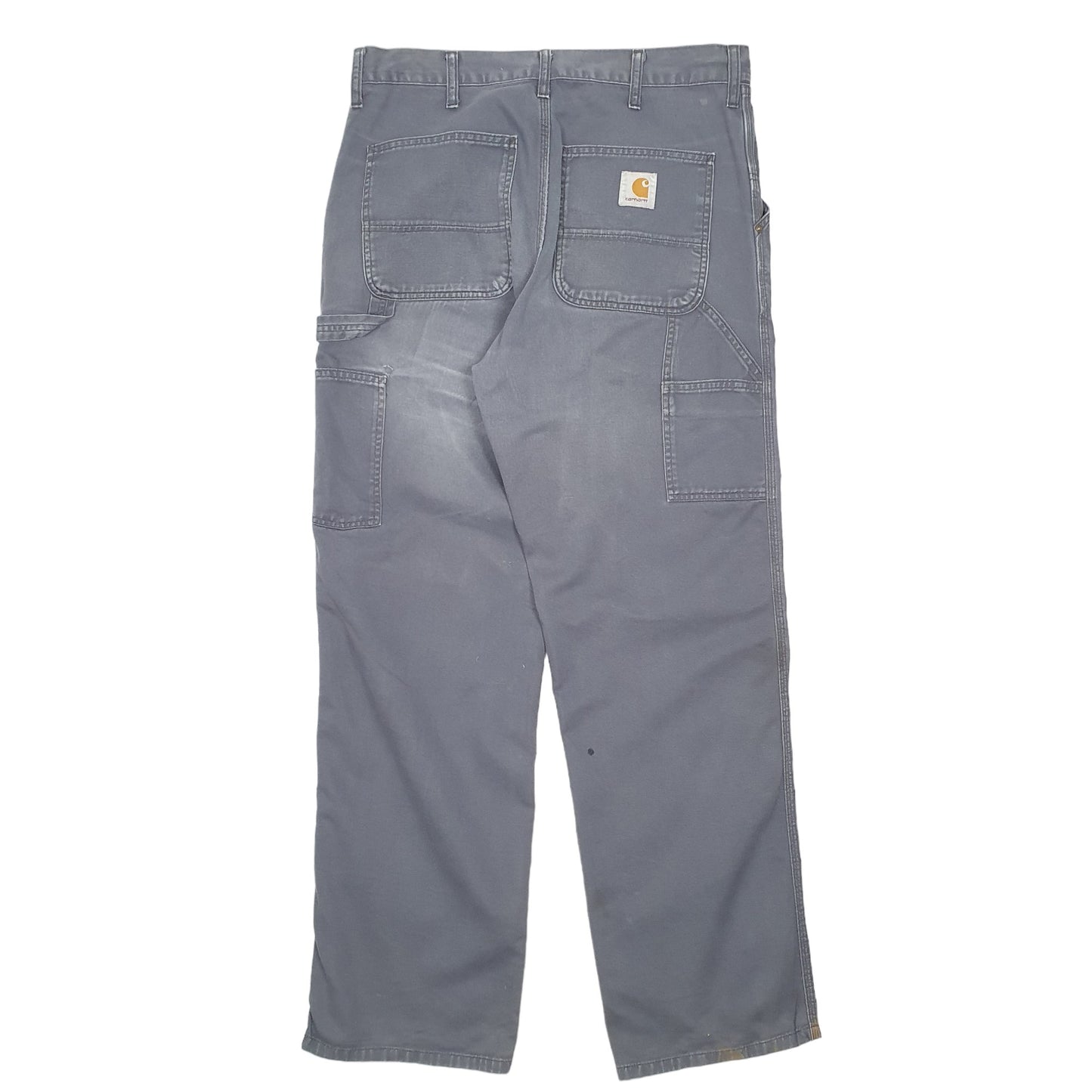 Mens Grey Carhartt Light Carpenter Trousers