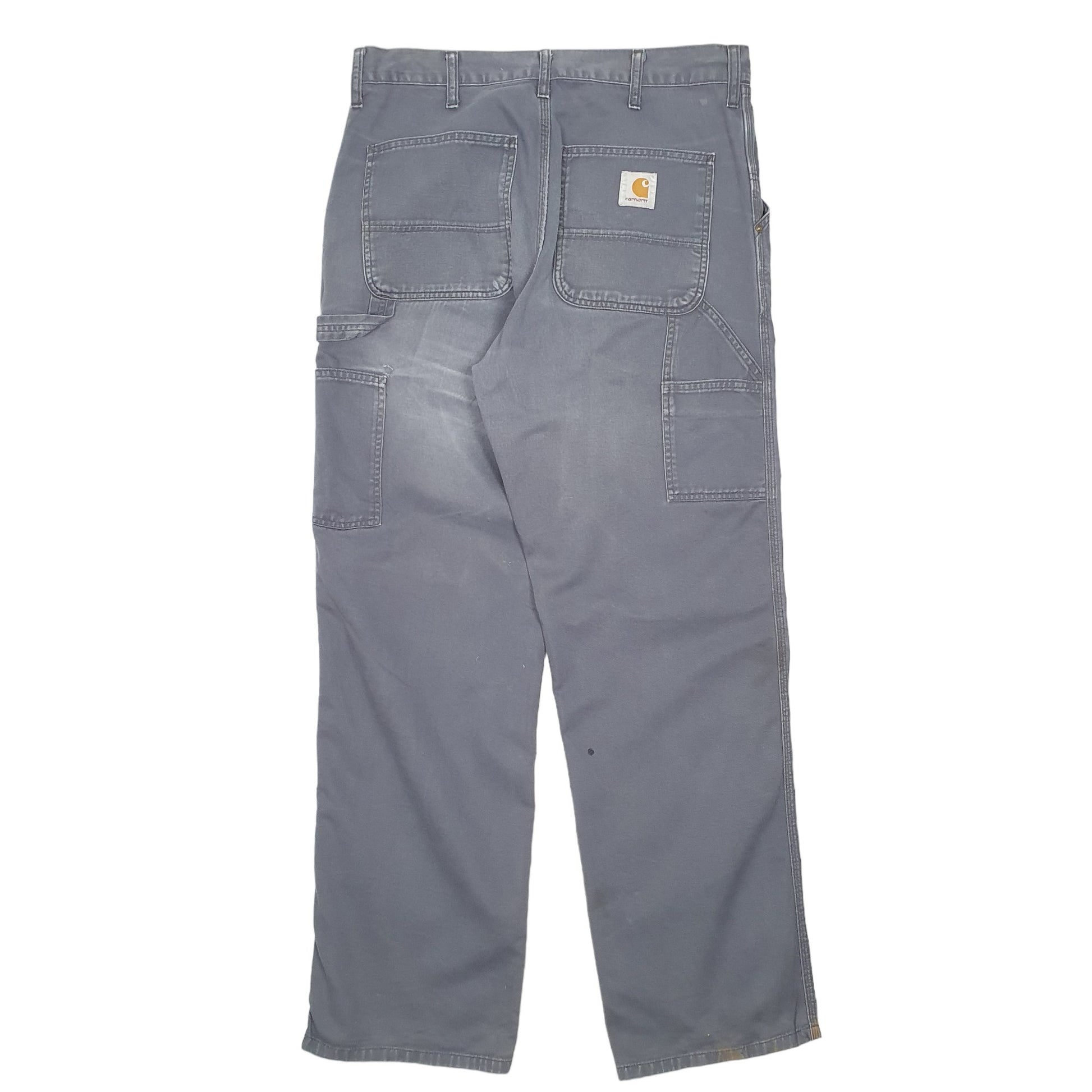 Mens Grey Carhartt Light Carpenter Trousers