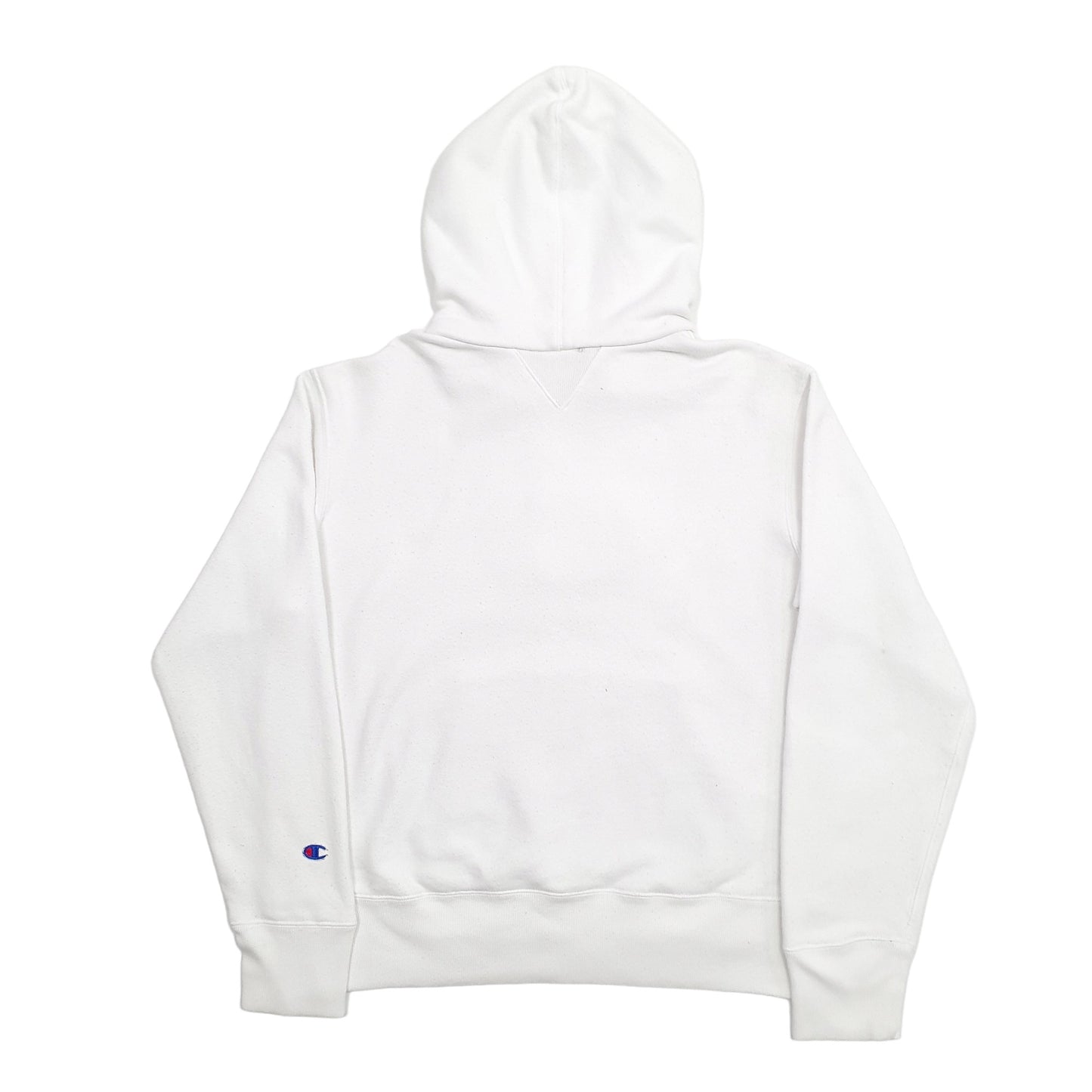 Mens White Champion  Hoodie Jumper
